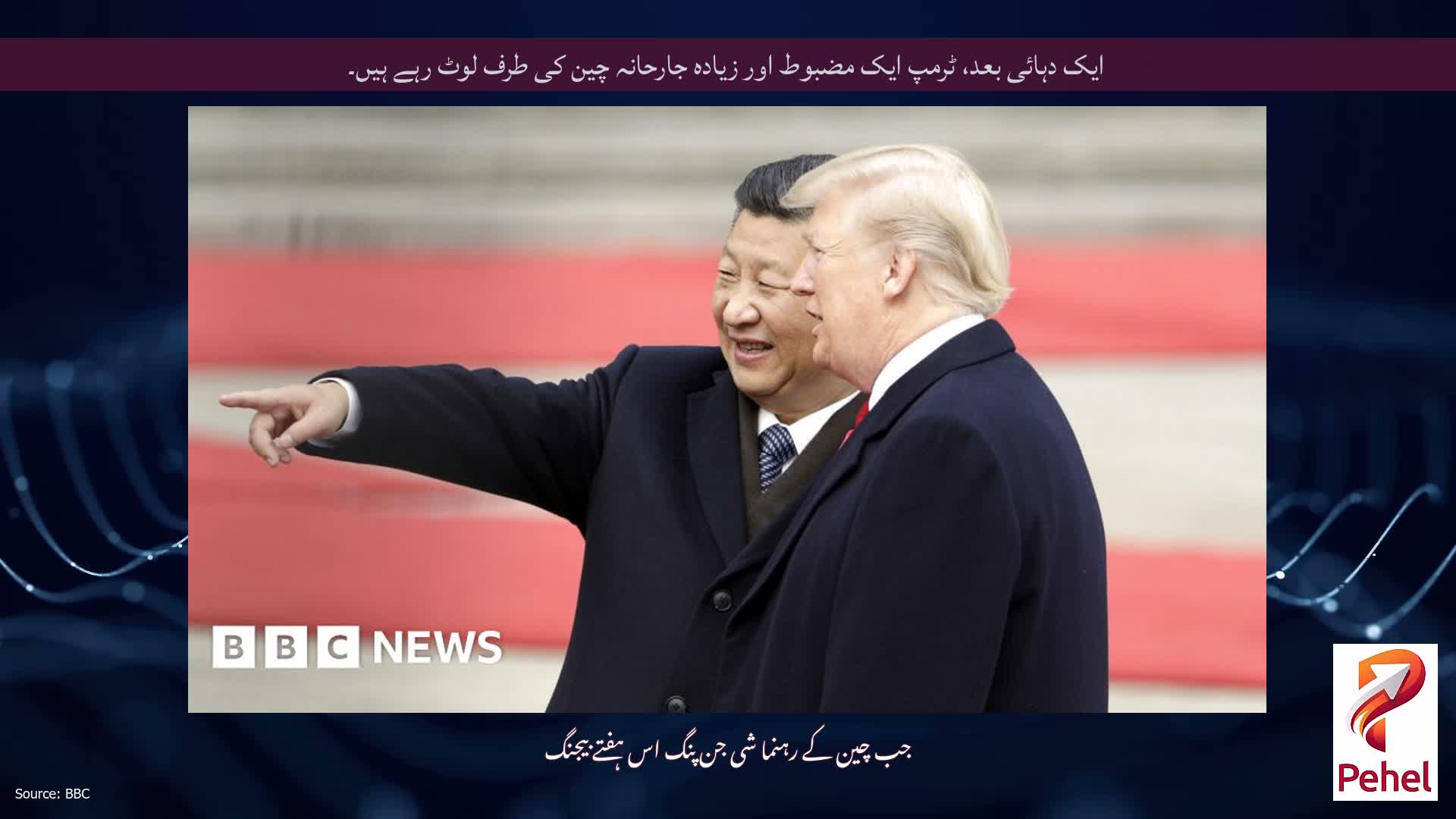ایک دہائی بعد، ٹرمپ ایک مضبوط اور زیادہ جارحانہ چین کی طرف لوٹ رہے ہیں۔