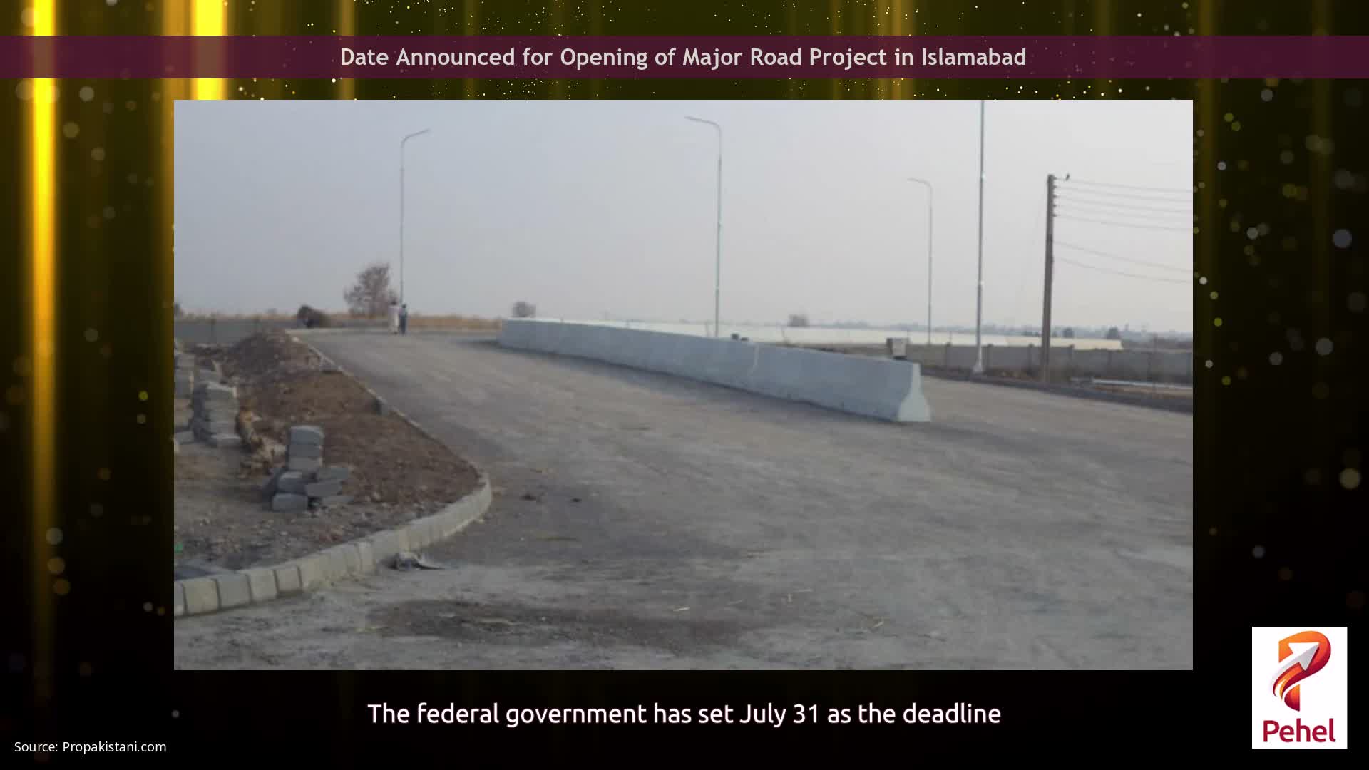 Date Announced for Opening of Major Road Project in Islamabad