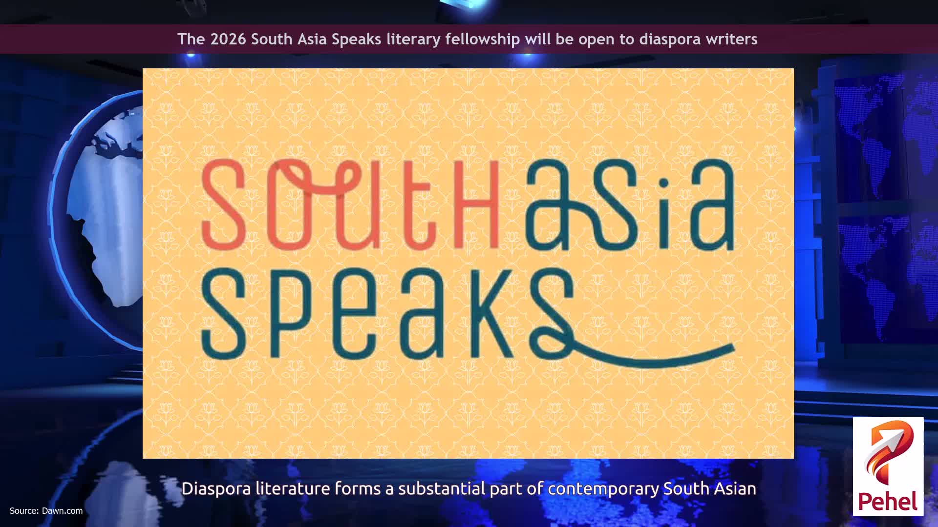 The 2026 South Asia Speaks literary fellowship will be open to diaspora writers