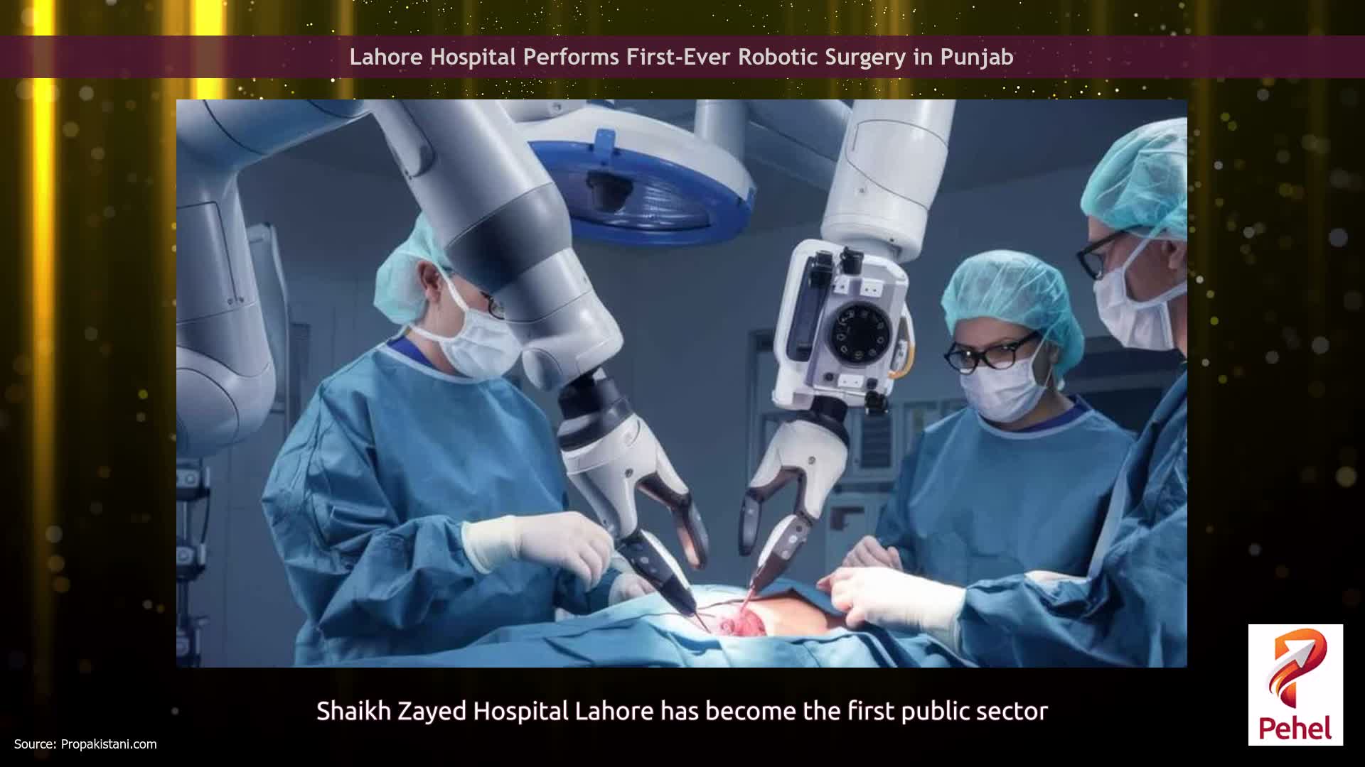 Lahore Hospital Performs First-Ever Robotic Surgery in Punjab