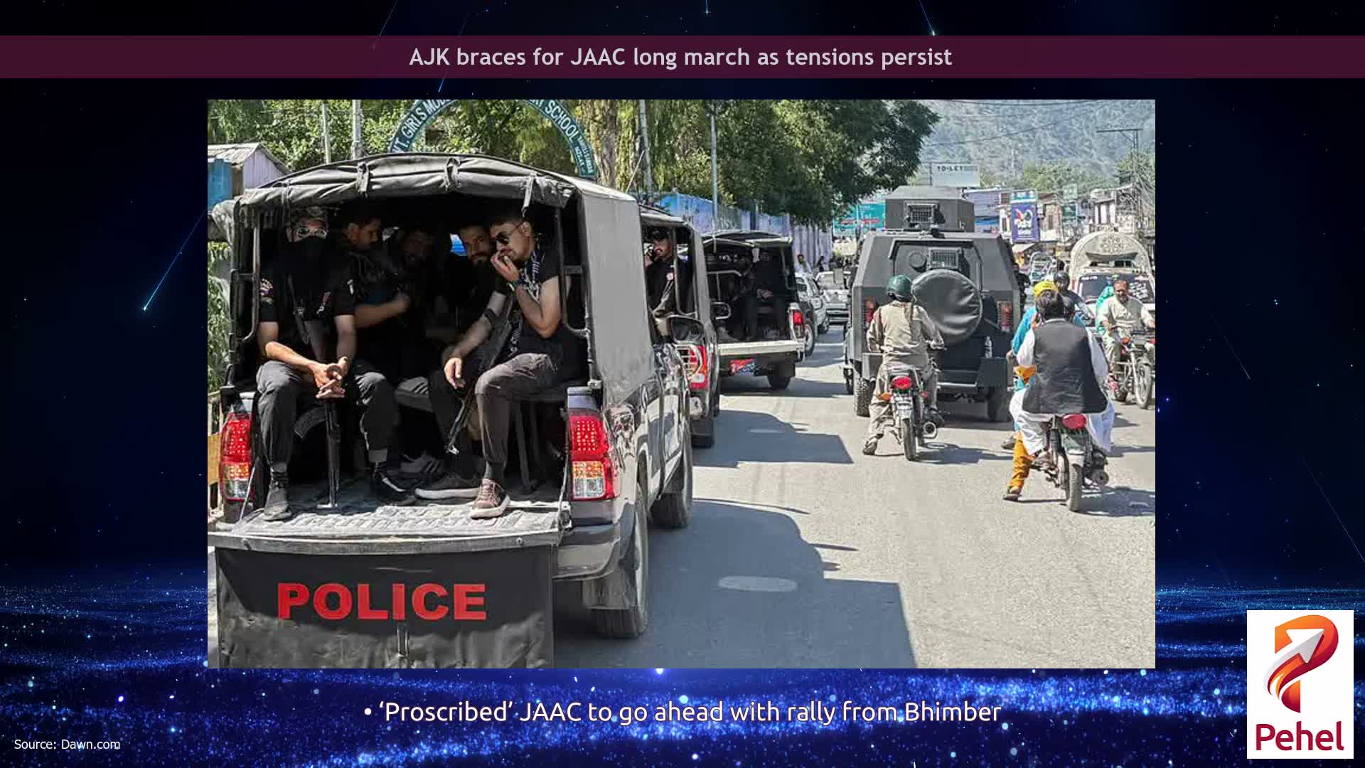 AJK braces for JAAC long march as tensions persist