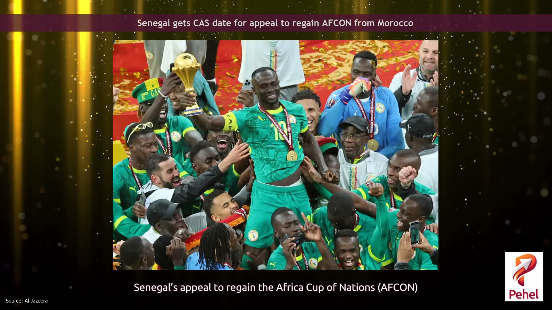 Senegal gets CAS date for appeal to regain AFCON from Morocco