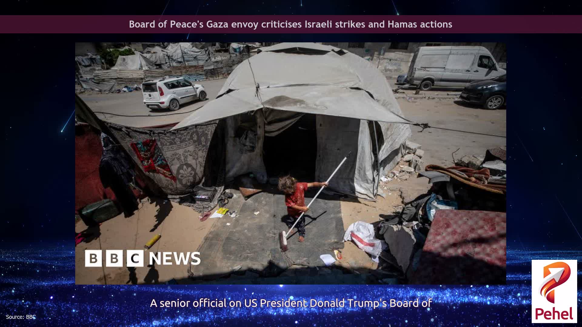Board of Peace's Gaza envoy criticises Israeli strikes and Hamas actions