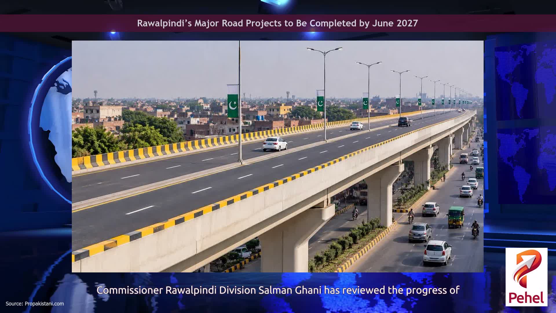 Rawalpindi’s Major Road Projects to Be Completed by June 2027