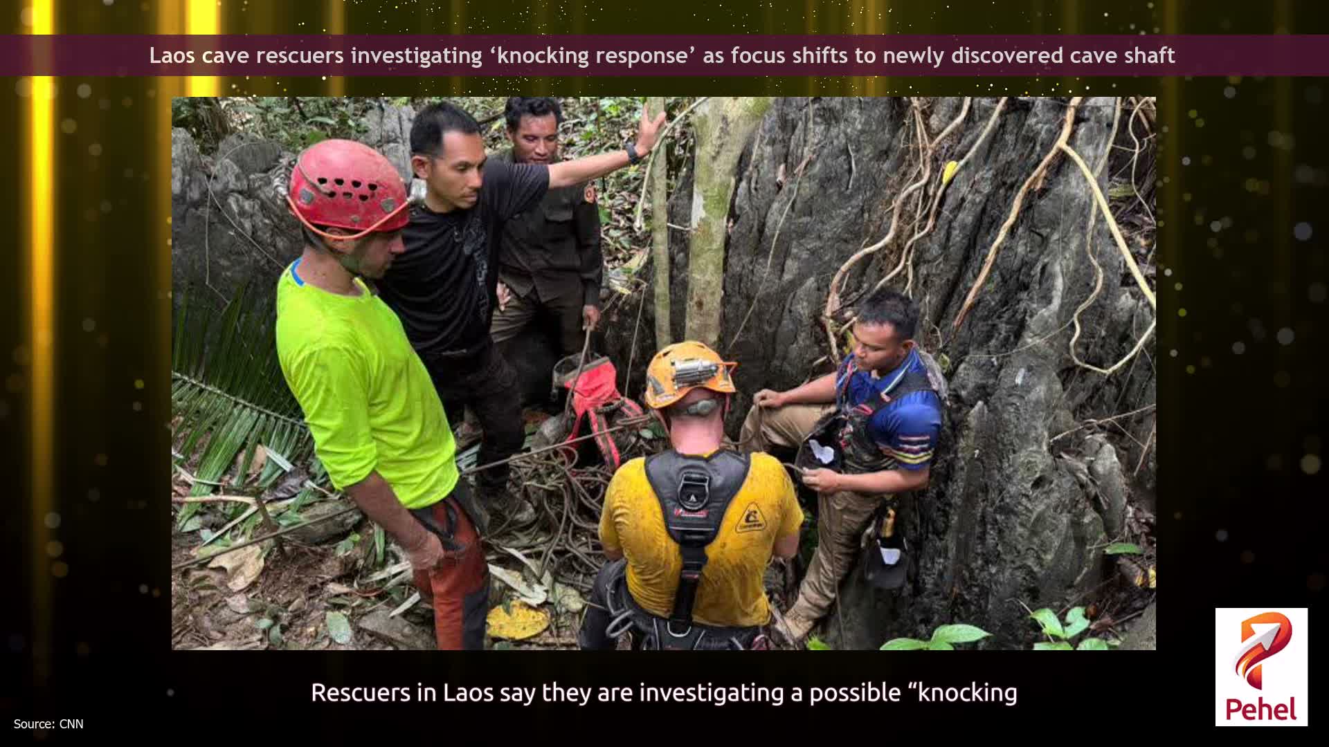 Laos cave rescuers investigating ‘knocking response’ as focus shifts to newly discovered cave shaft