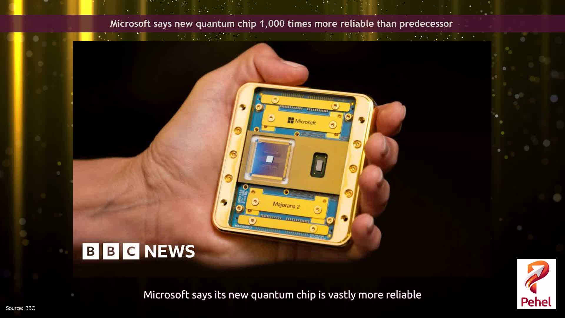Microsoft says new quantum chip 1,000 times more reliable than predecessor