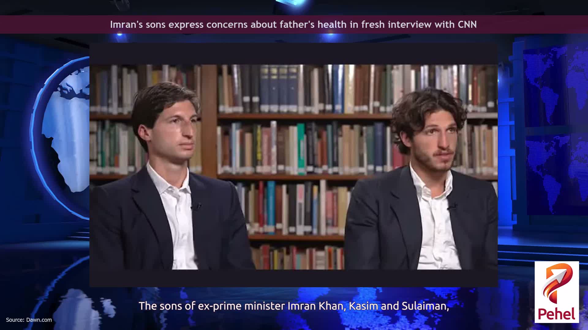Imran's sons express concerns about father's health in fresh interview with CNN