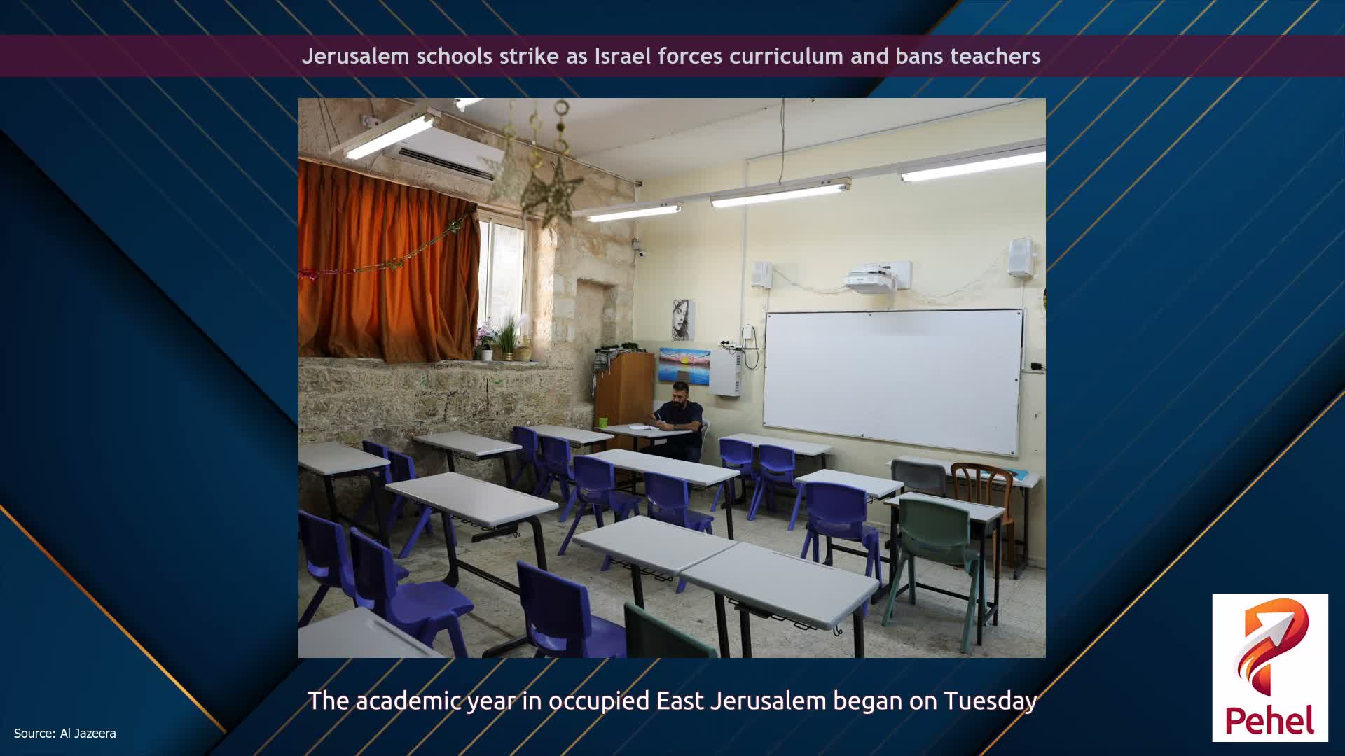 Jerusalem schools strike as Israel forces curriculum and bans teachers