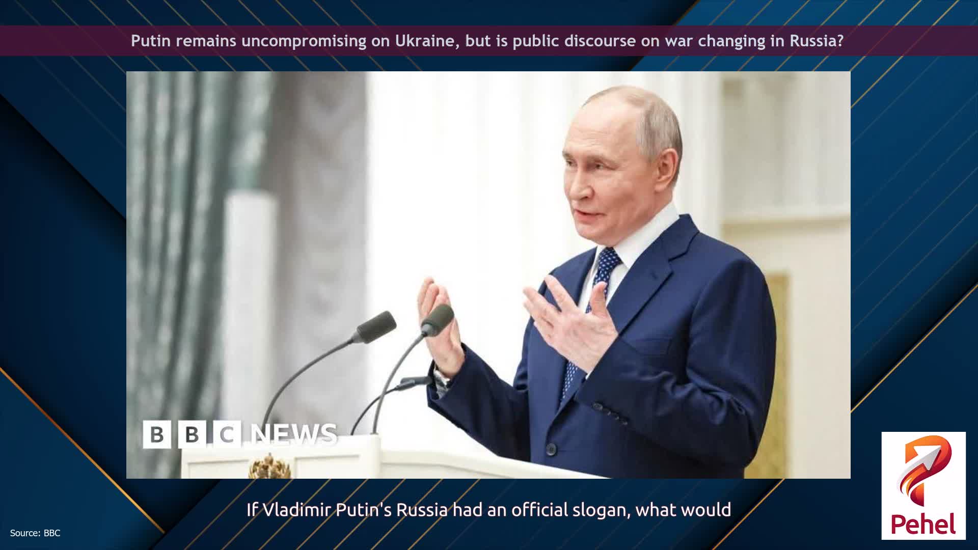 Putin remains uncompromising on Ukraine, but is public discourse on war changing in Russia?