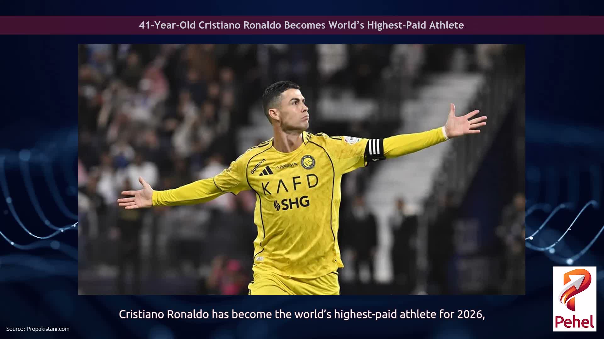 41-Year-Old Cristiano Ronaldo Becomes World’s Highest-Paid Athlete