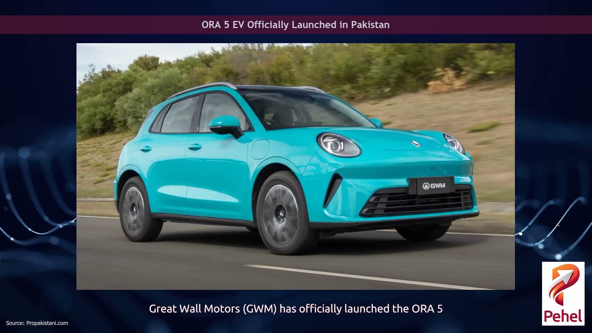 ORA 5 EV Officially Launched in Pakistan