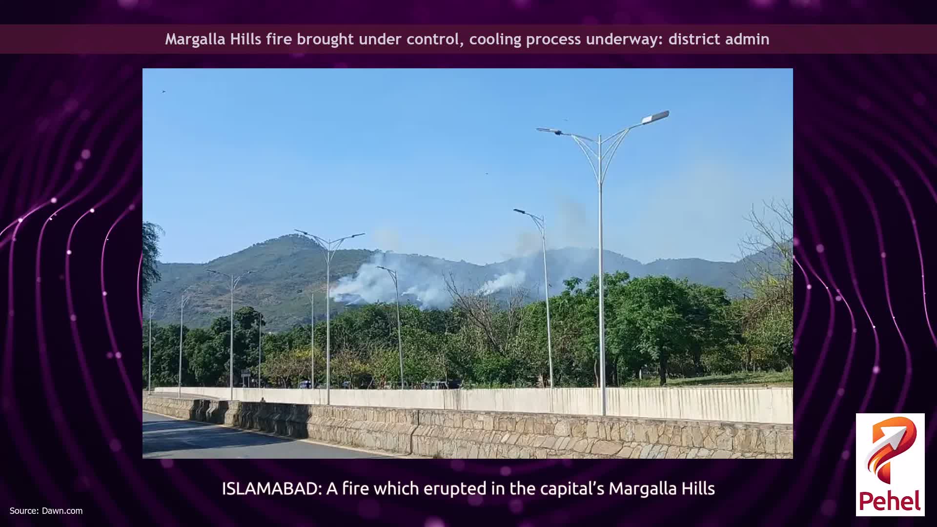 Margalla Hills fire brought under control, cooling process underway: district admin