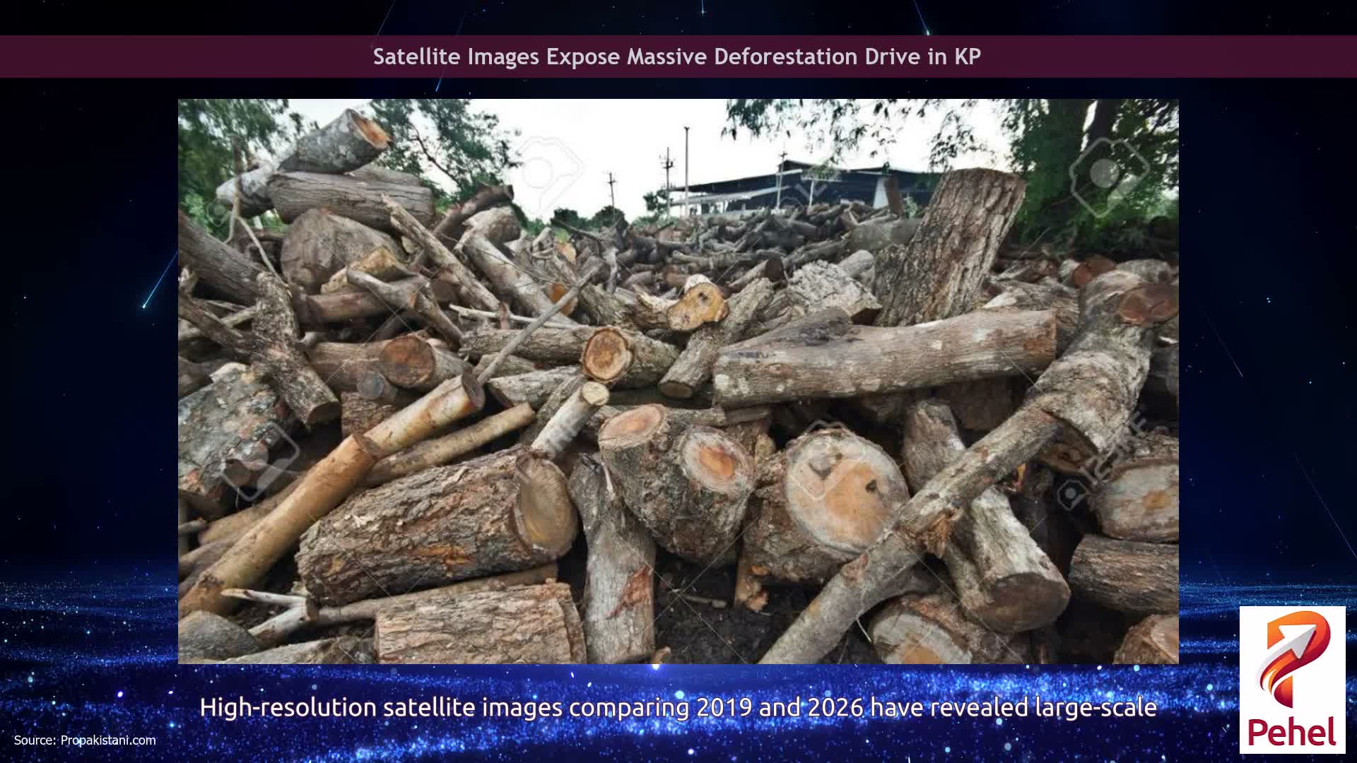 Satellite Images Expose Massive Deforestation Drive in KP