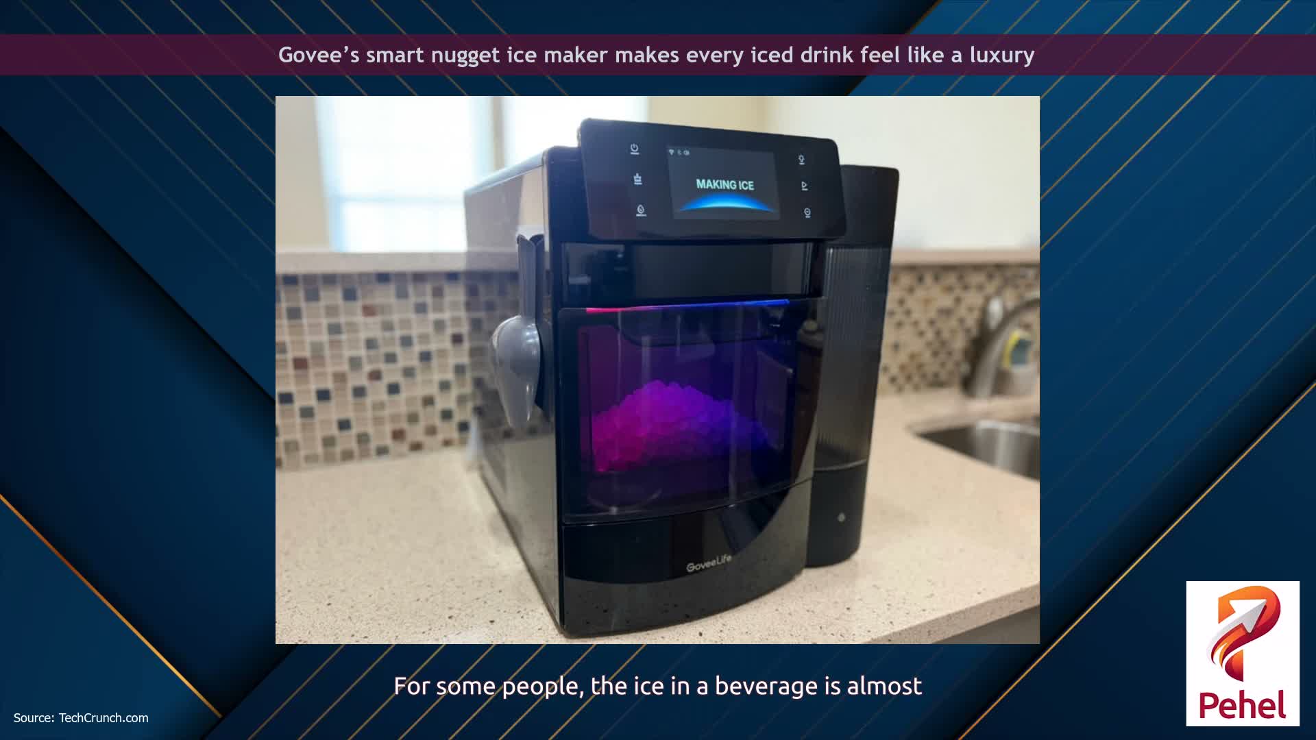 Govee’s smart nugget ice maker makes every iced drink feel like a luxury