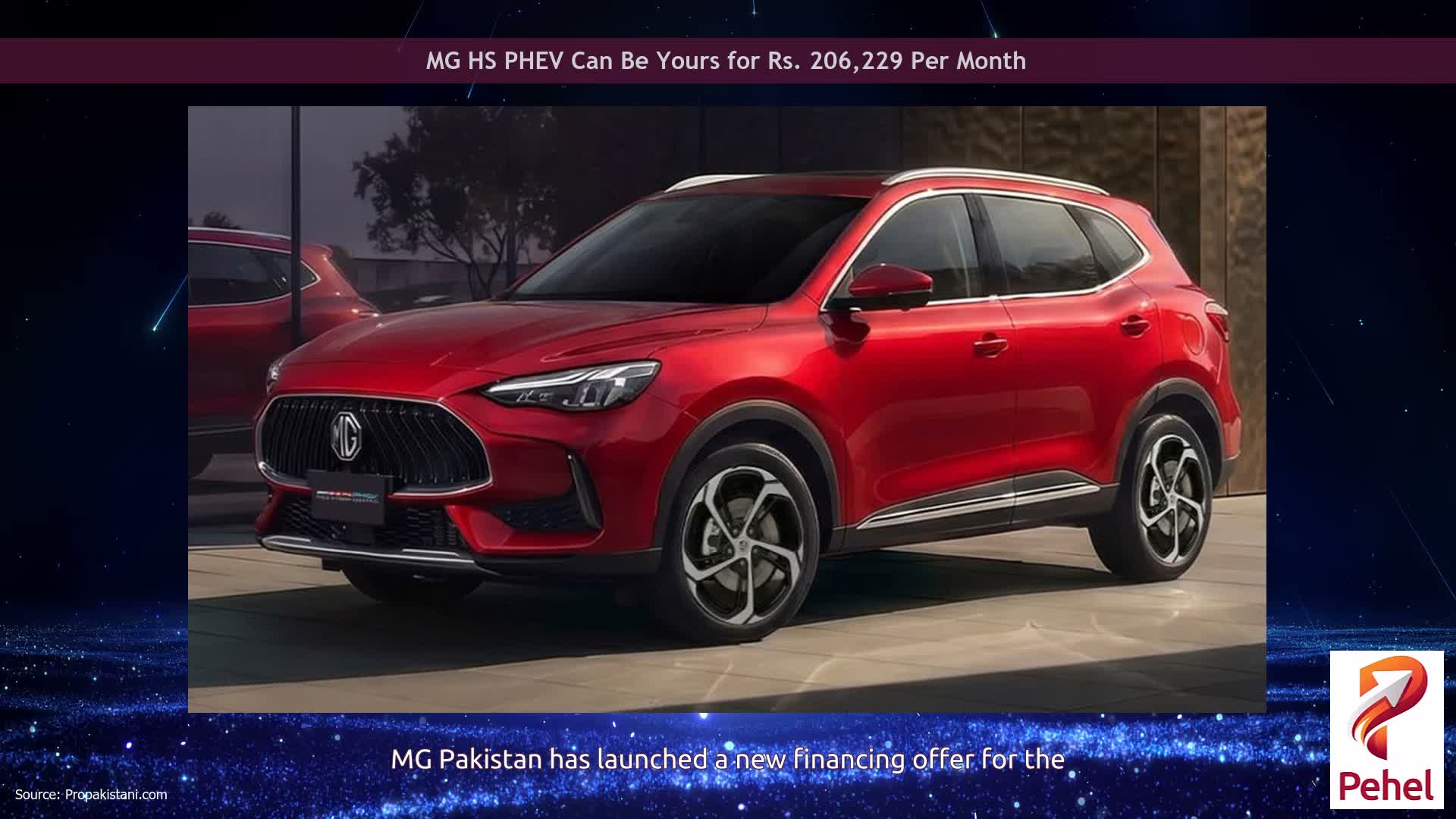 MG HS PHEV Can Be Yours for Rs. 206,229 Per Month
