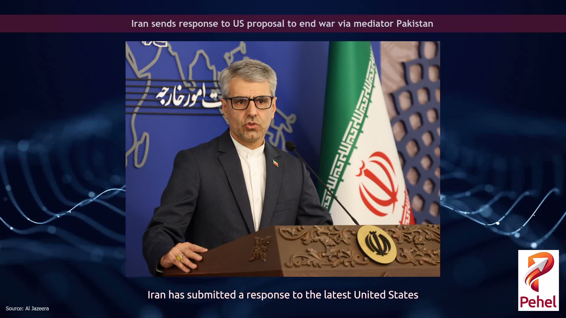 Iran sends response to US proposal to end war via mediator Pakistan