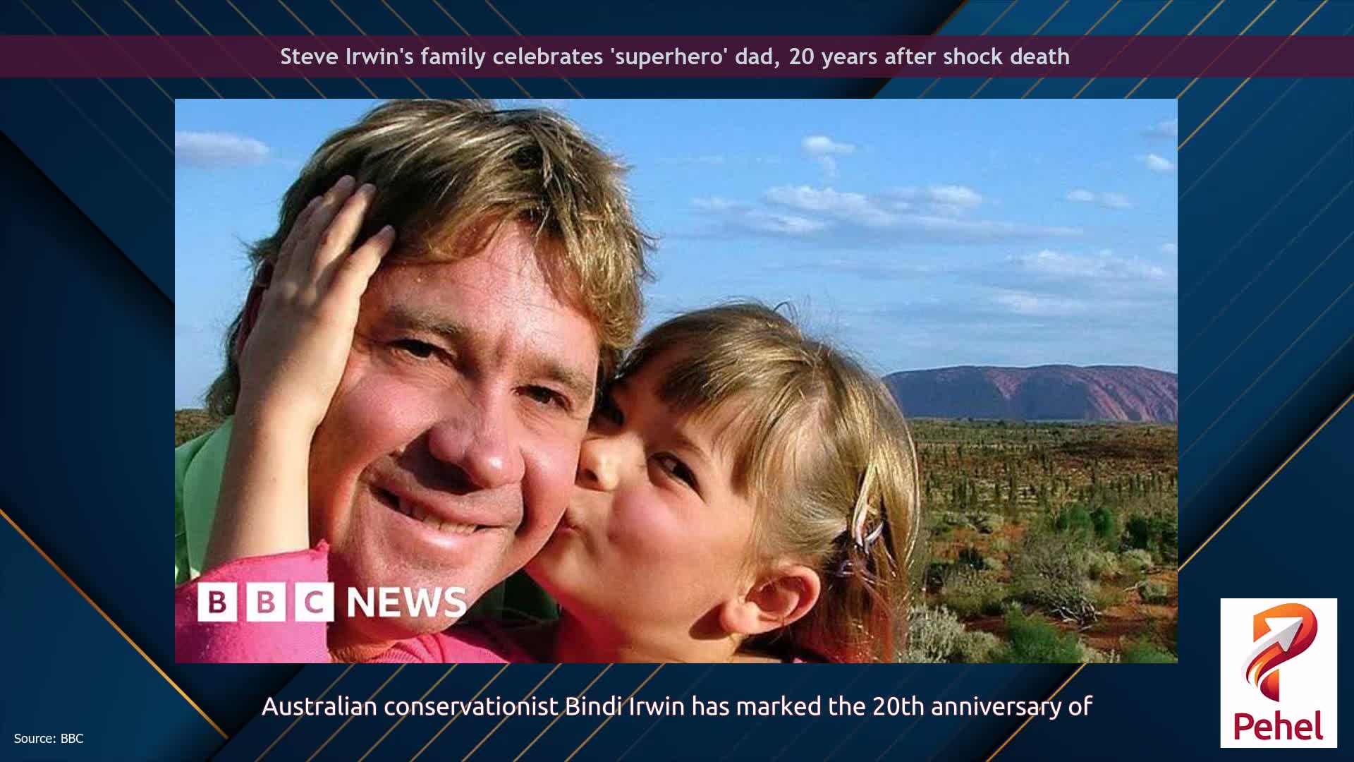 Steve Irwin's family celebrates 'superhero' dad, 20 years after shock death