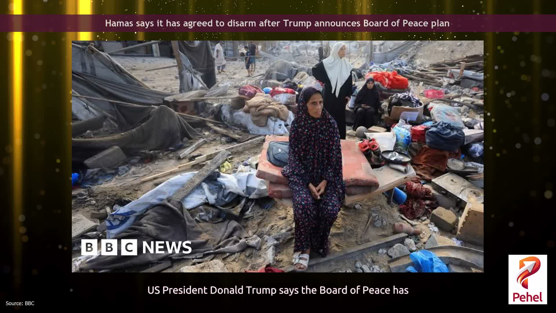 Hamas says it has agreed to disarm after Trump announces Board of Peace plan