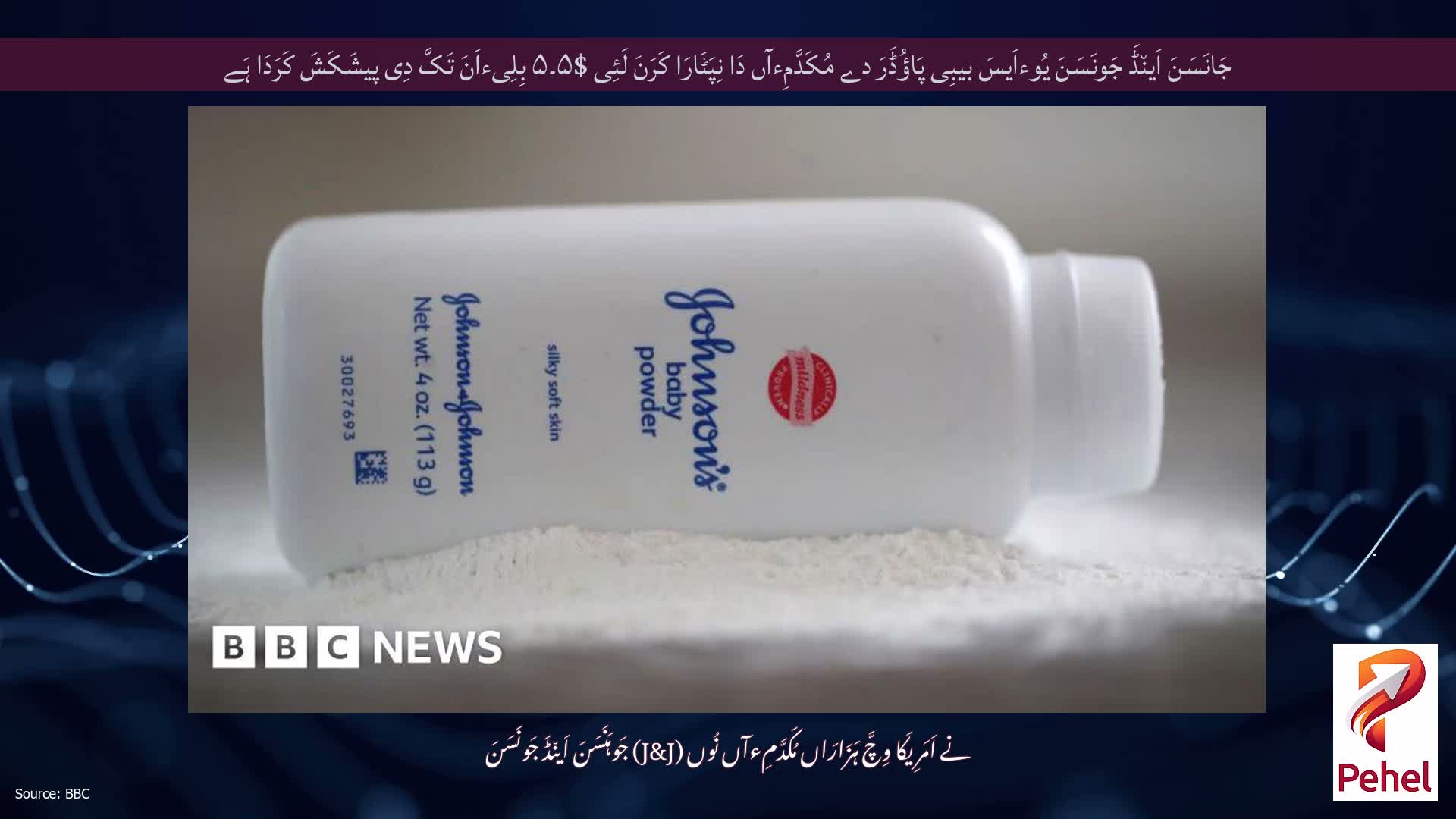 جَانَسَنَ اَین٘ڈَ جَونَسَنَ یُوءاَیسَ بیبِی پَاؤُڈَرَ دے مُکَدَّمِءآں دَا نِپَٹَارَا کَرَنَ لَئِی $۵۔۵ بِلِیءاَنَ تَکَّ دِی پیشَکَشَ کَرَدَا ہَے