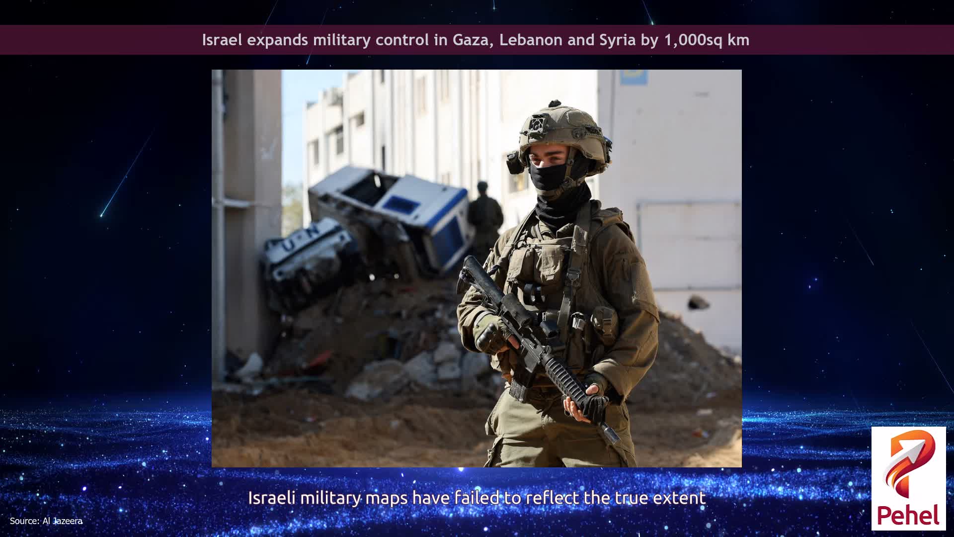 Israel expands military control in Gaza, Lebanon and Syria by 1,000sq km