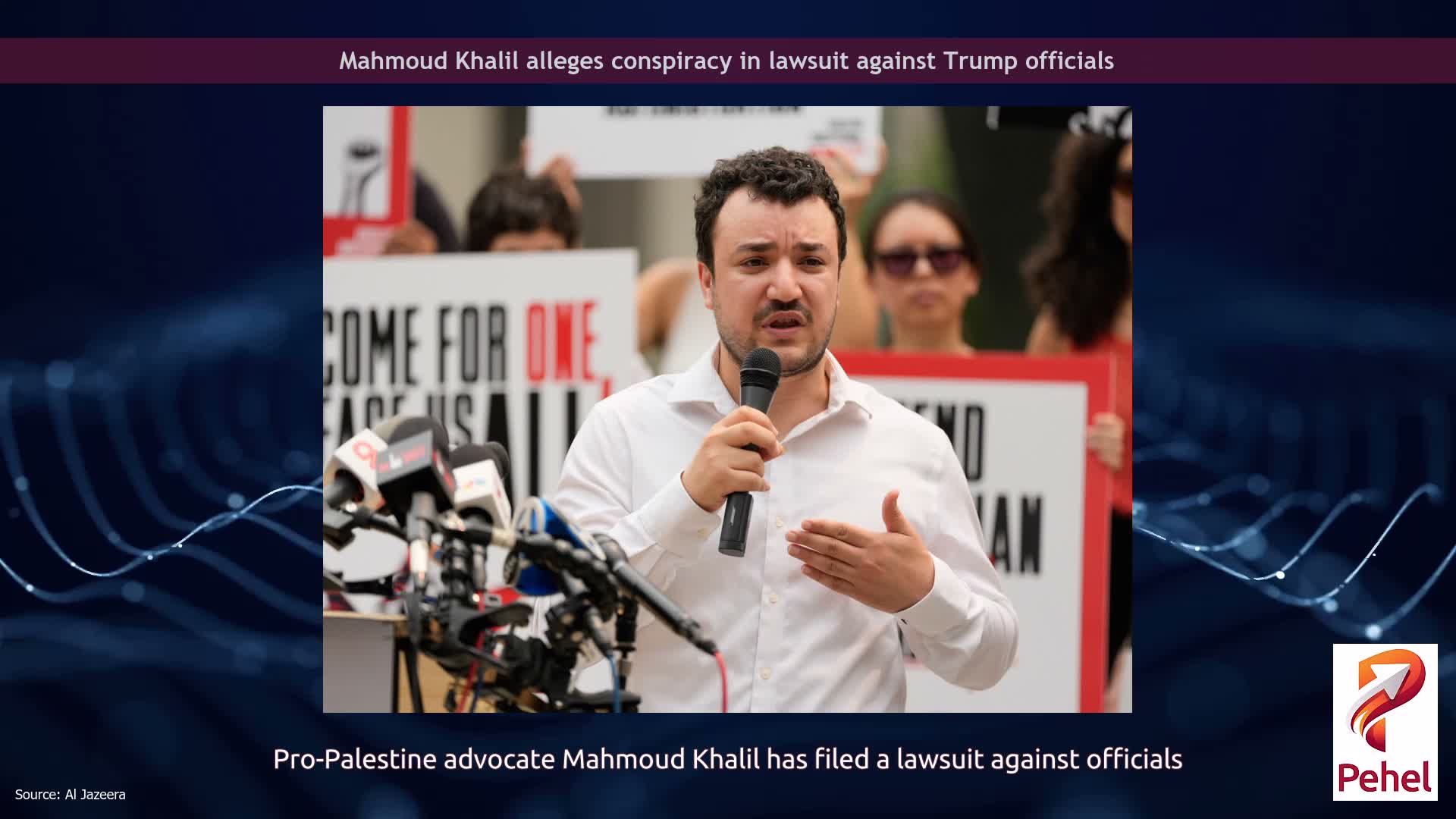 Mahmoud Khalil alleges conspiracy in lawsuit against Trump officials