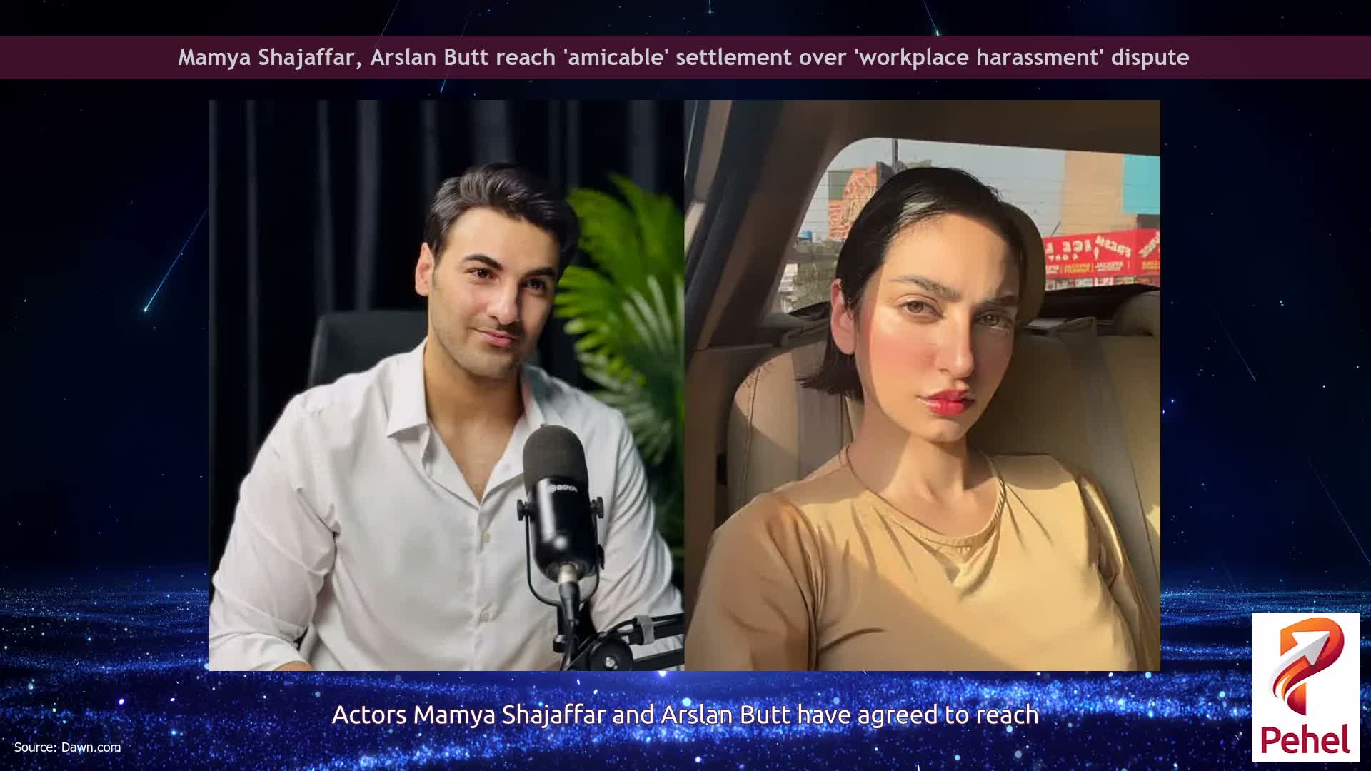 Mamya Shajaffar, Arslan Butt reach 'amicable' settlement over 'workplace harassment' dispute
