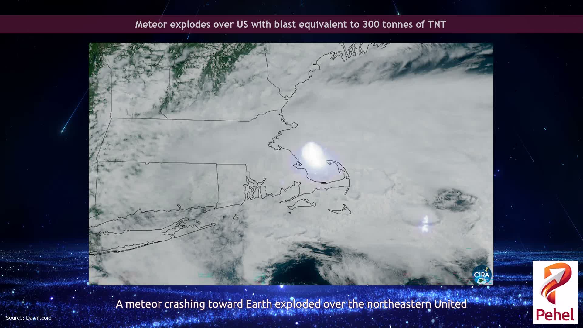 Meteor explodes over US with blast equivalent to 300 tonnes of TNT