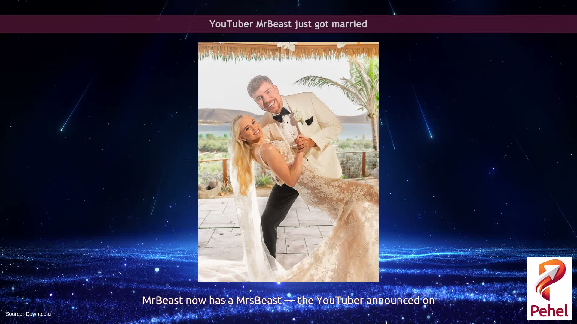 YouTuber MrBeast just got married