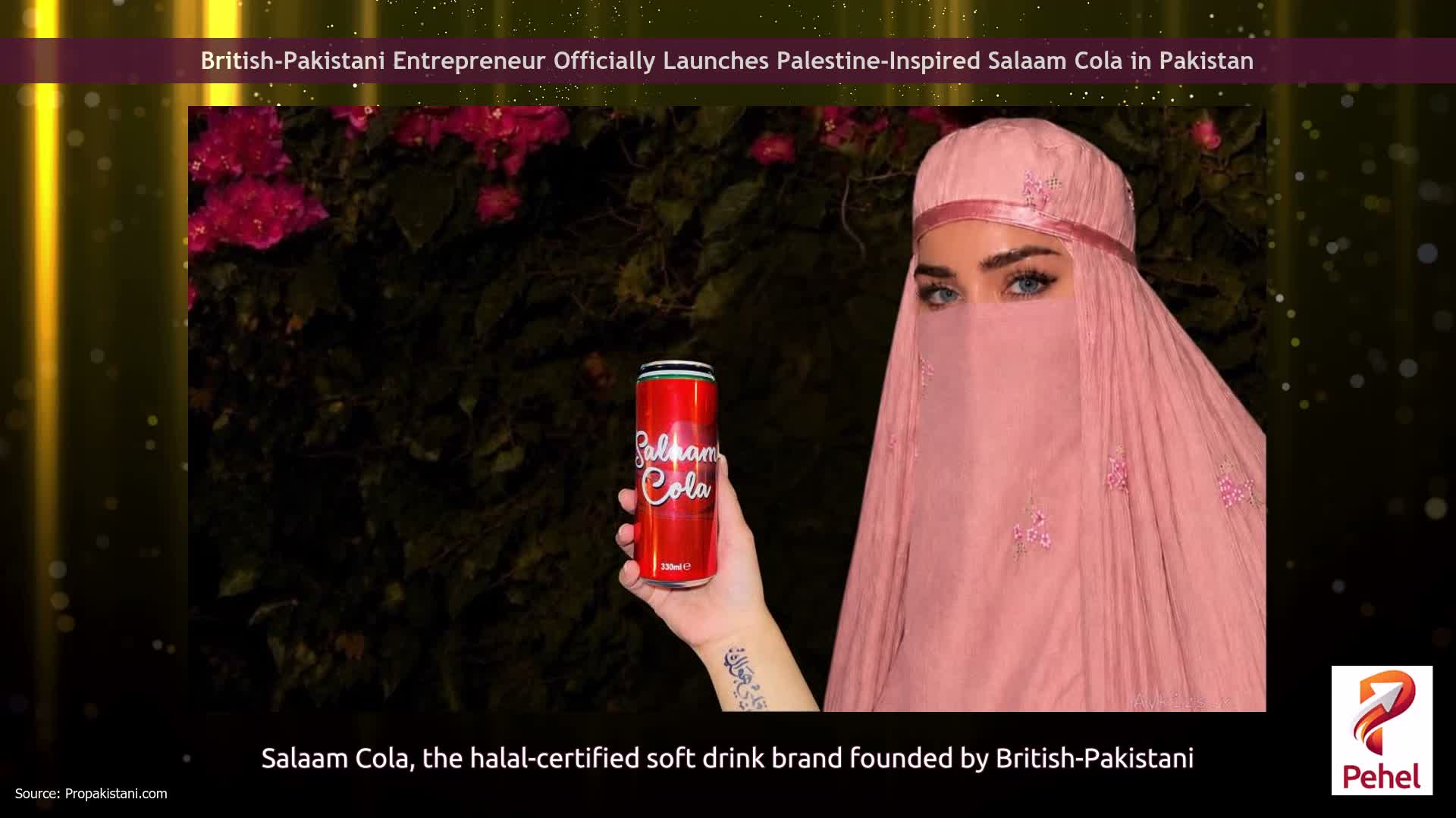 British-Pakistani Entrepreneur Officially Launches Palestine-Inspired Salaam Cola in Pakistan