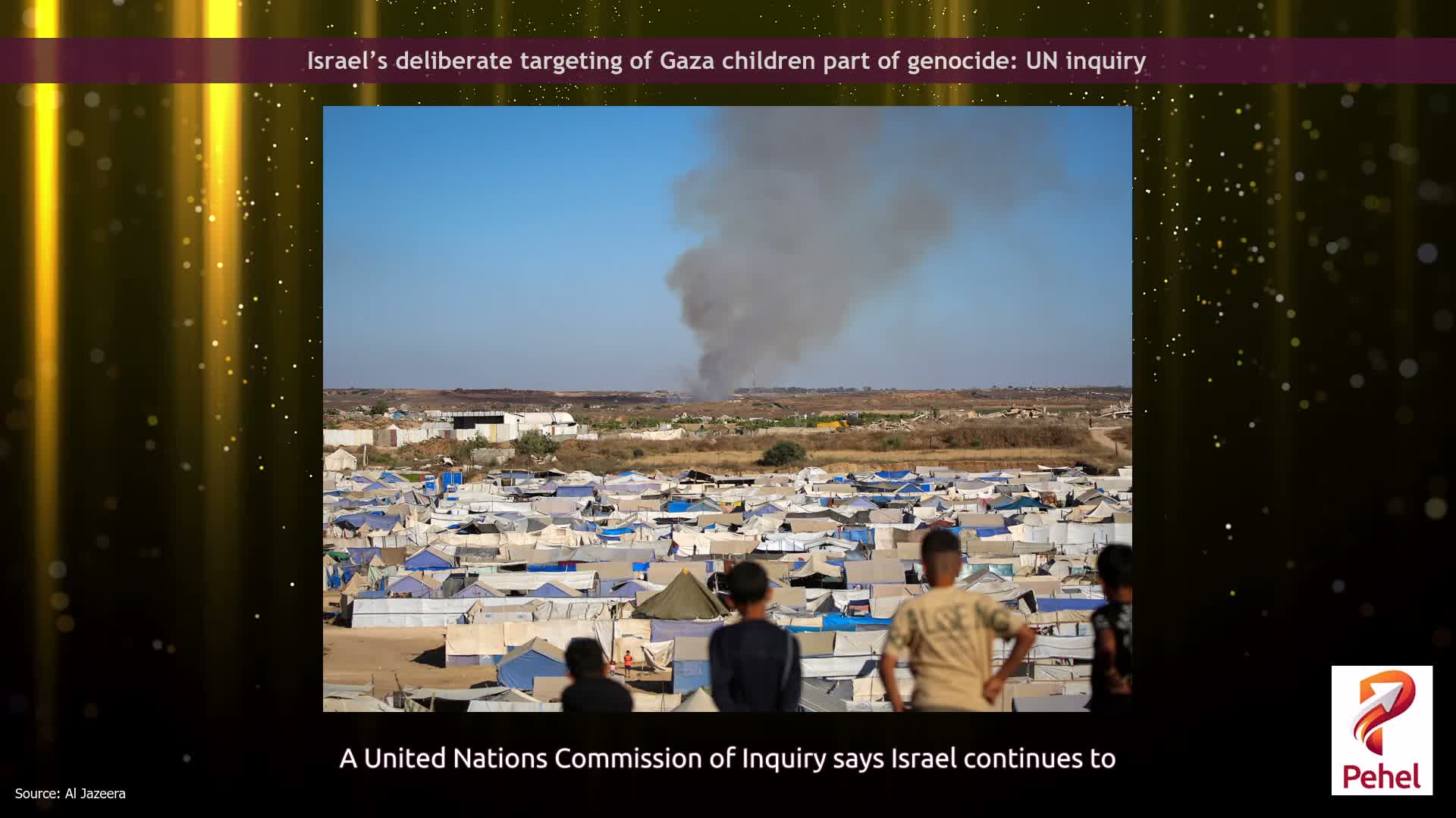 Israel’s deliberate targeting of Gaza children part of genocide: UN inquiry