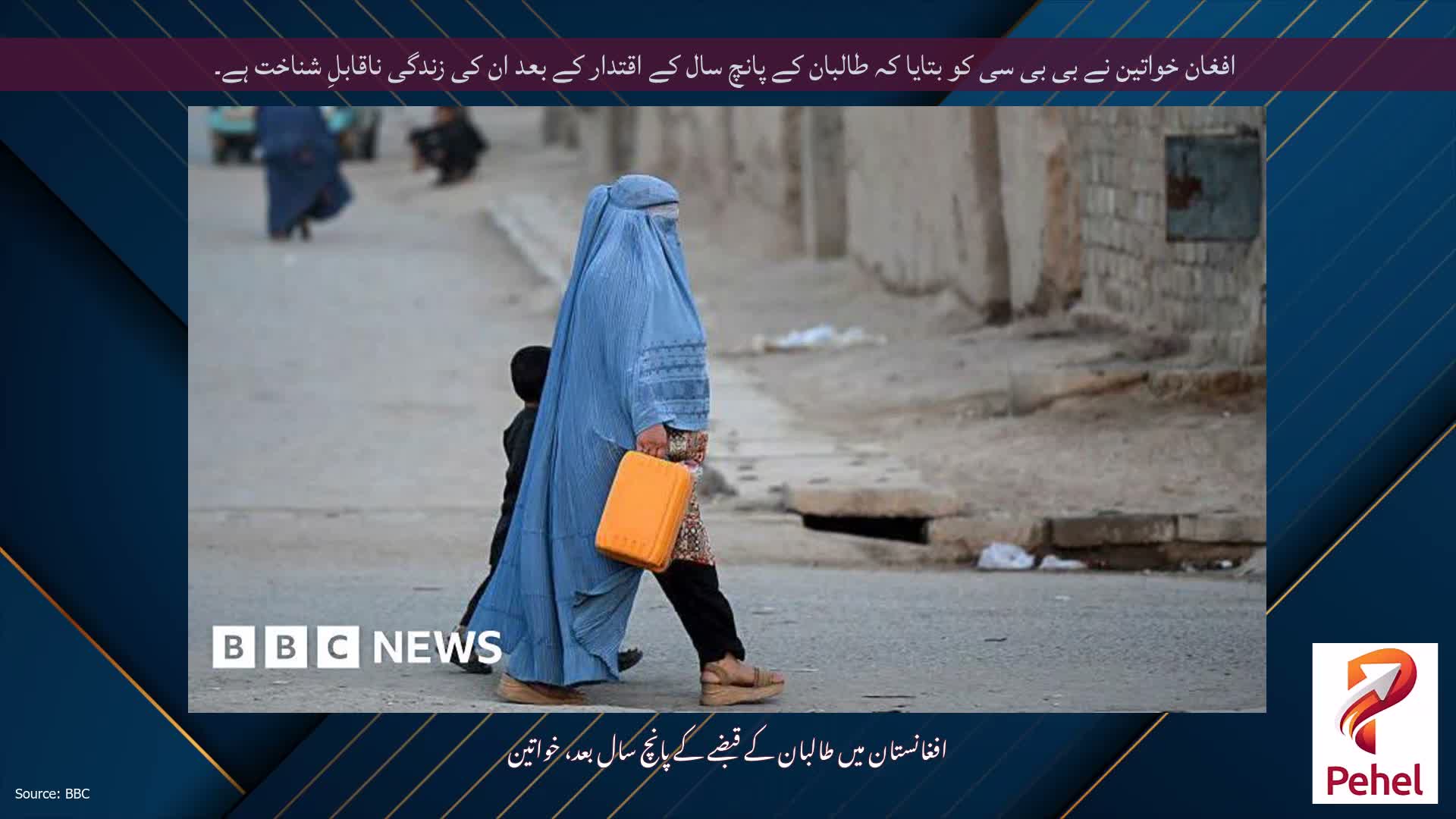 افغان خواتین نے بی بی سی کو بتایا کہ طالبان کے پانچ سال کے اقتدار کے بعد ان کی زندگی ناقابلِ شناخت ہے۔