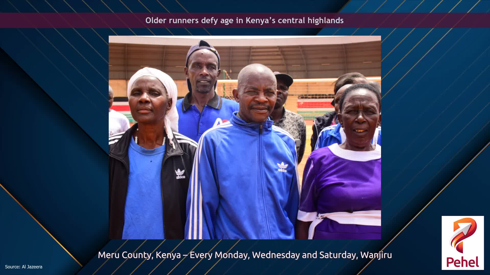Older runners defy age in Kenya’s central highlands