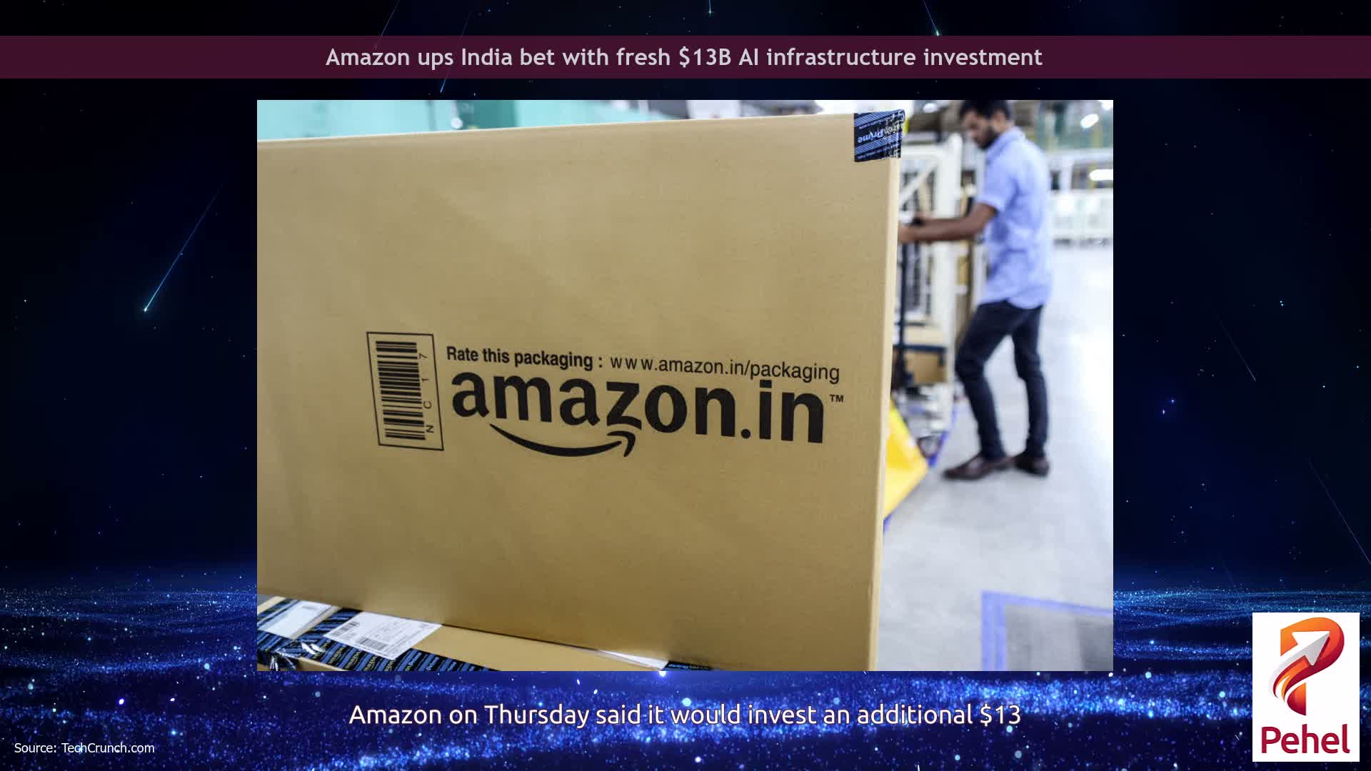 Amazon ups India bet with fresh $13B AI infrastructure investment