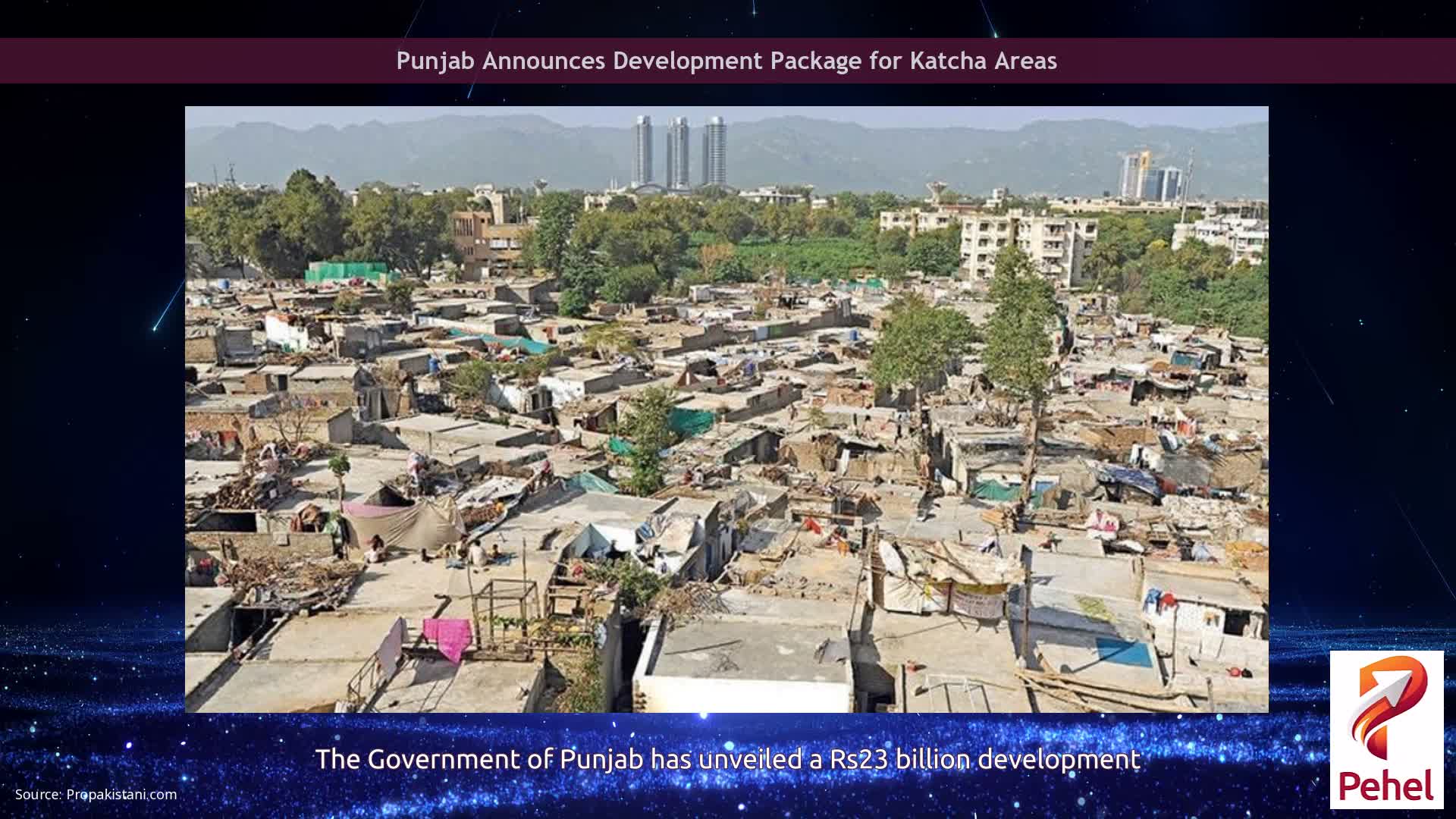Punjab Announces Development Package for Katcha Areas