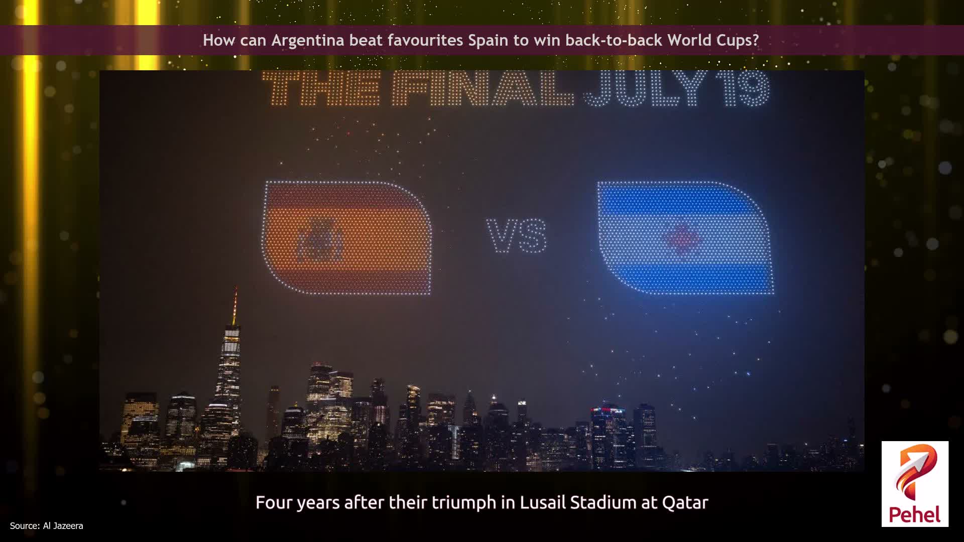 How can Argentina beat favourites Spain to win back-to-back World Cups?