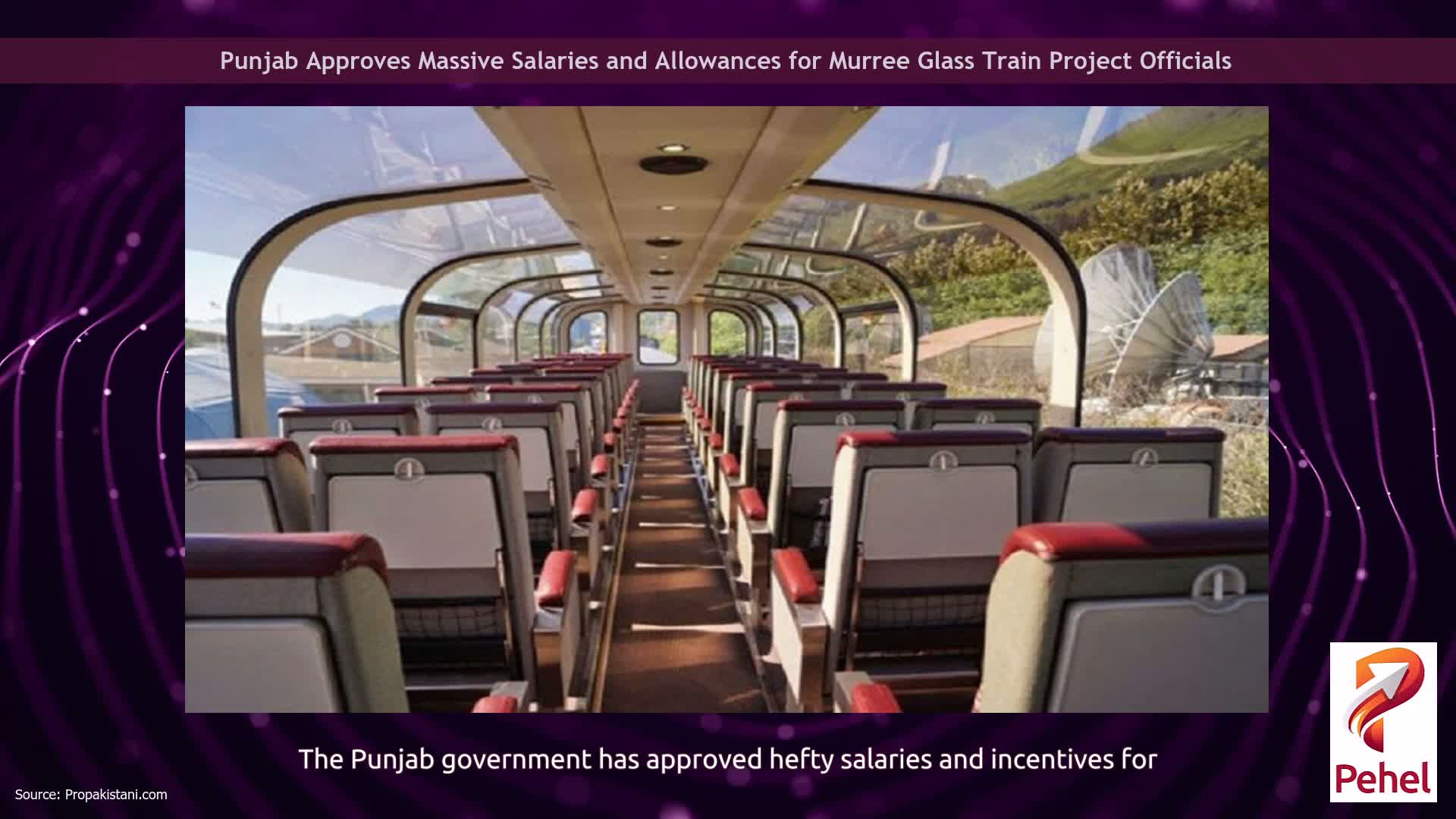 Punjab Approves Massive Salaries and Allowances for Murree Glass Train Project Officials