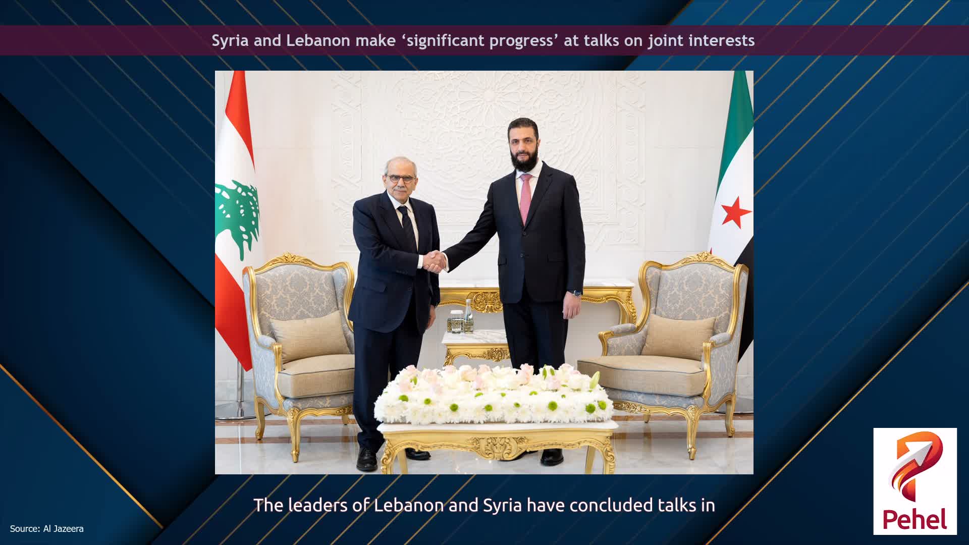 Syria and Lebanon make ‘significant progress’ at talks on joint interests