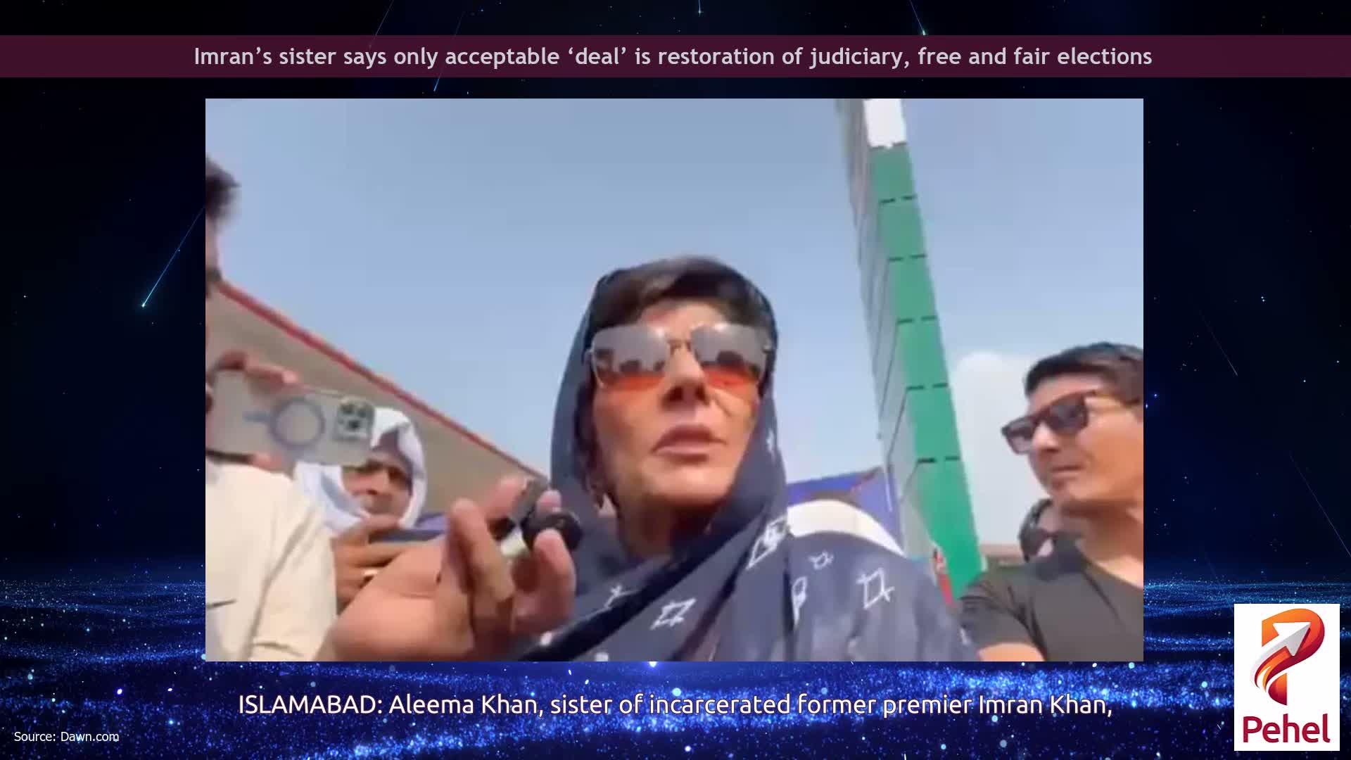 Imran’s sister says only acceptable ‘deal’ is restoration of judiciary, free and fair elections