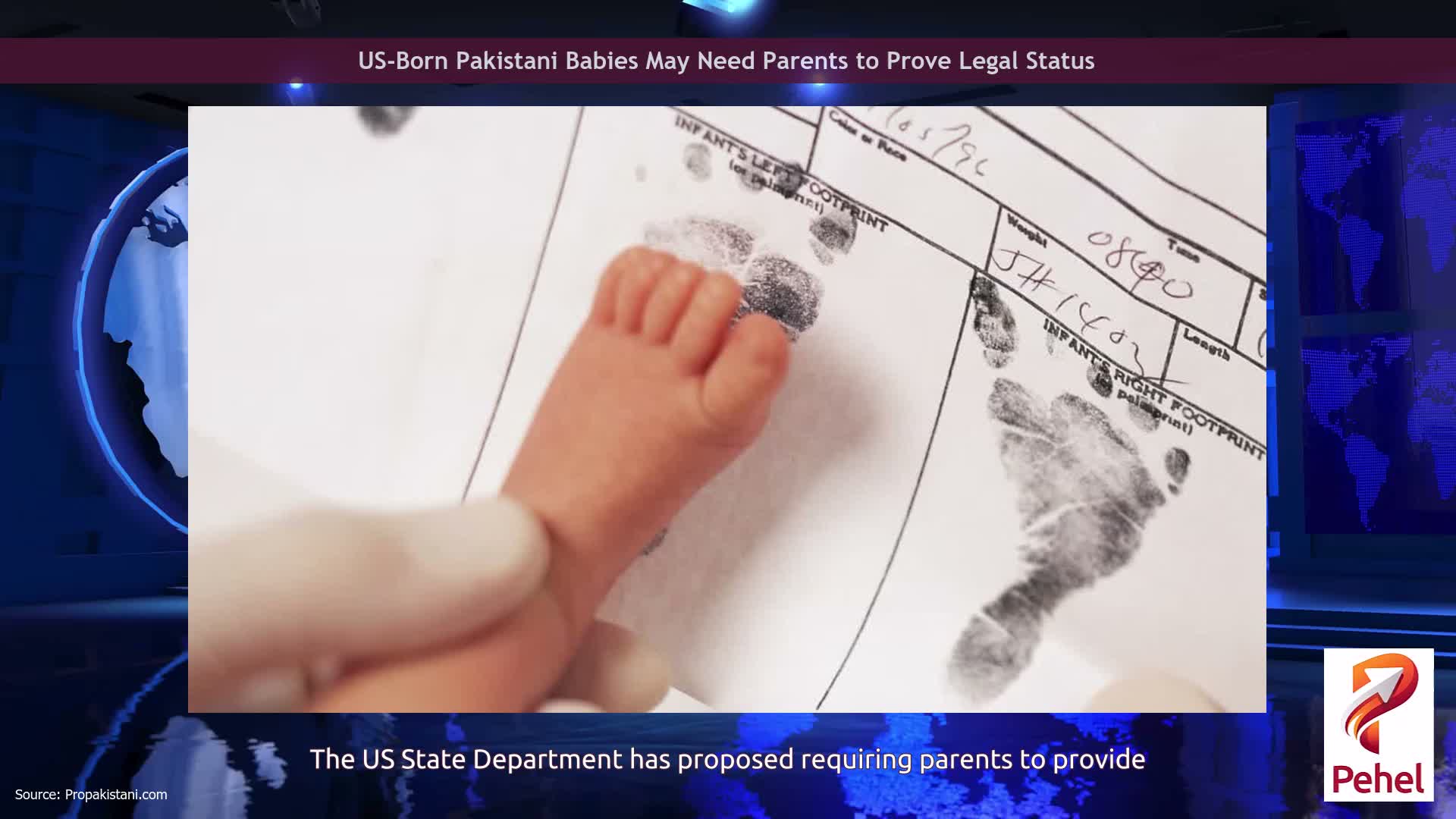 US-Born Pakistani Babies May Need Parents to Prove Legal Status