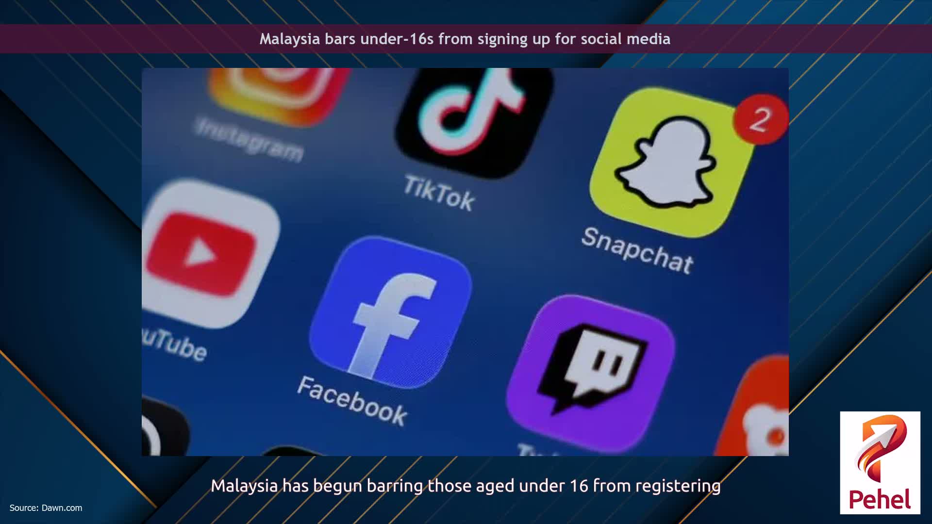 Malaysia bars under-16s from signing up for social media