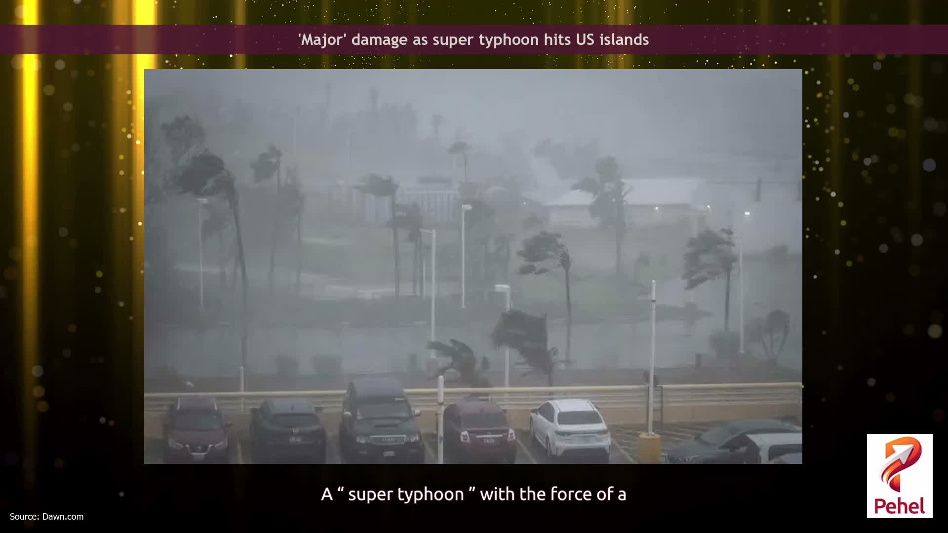 'Major' damage as super typhoon hits US islands