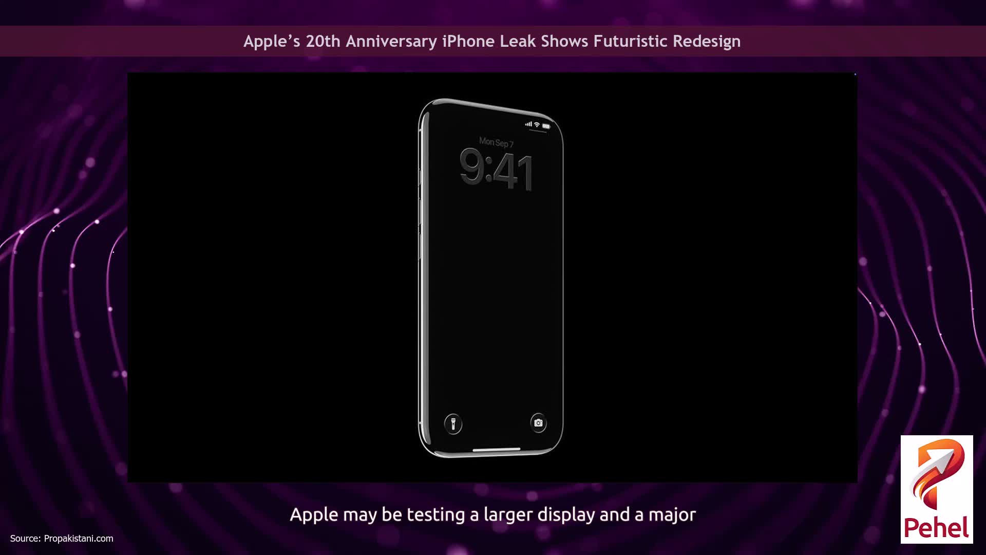 Apple’s 20th Anniversary iPhone Leak Shows Futuristic Redesign
