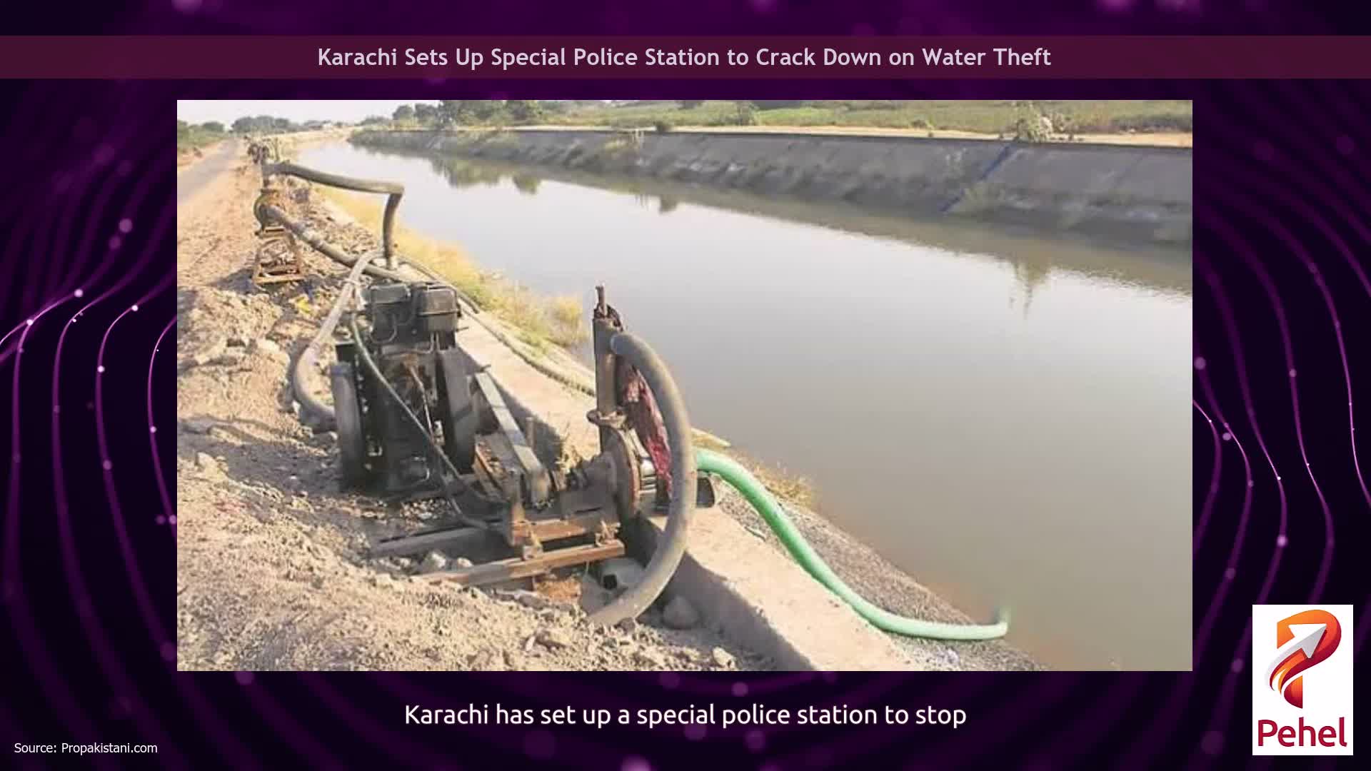 Karachi Sets Up Special Police Station to Crack Down on Water Theft