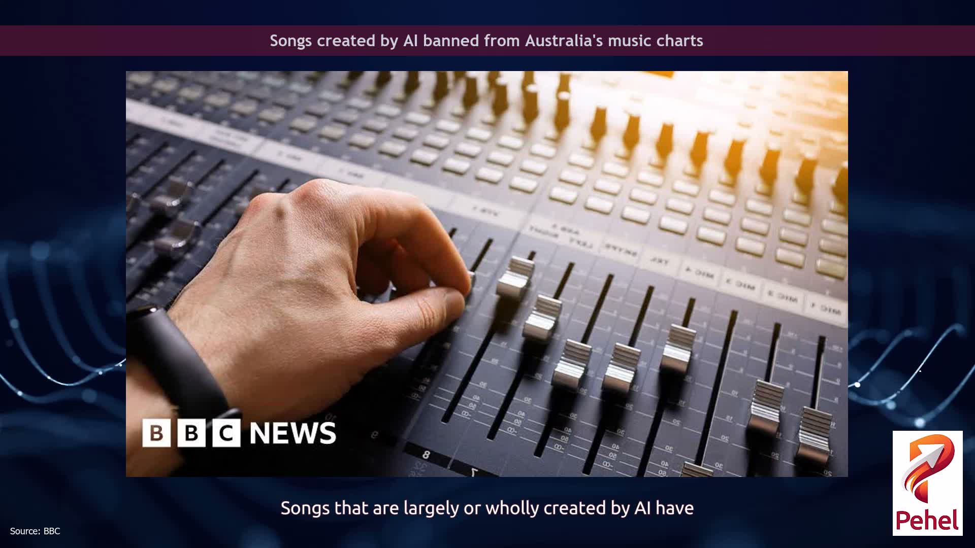 Songs created by AI banned from Australia's music charts