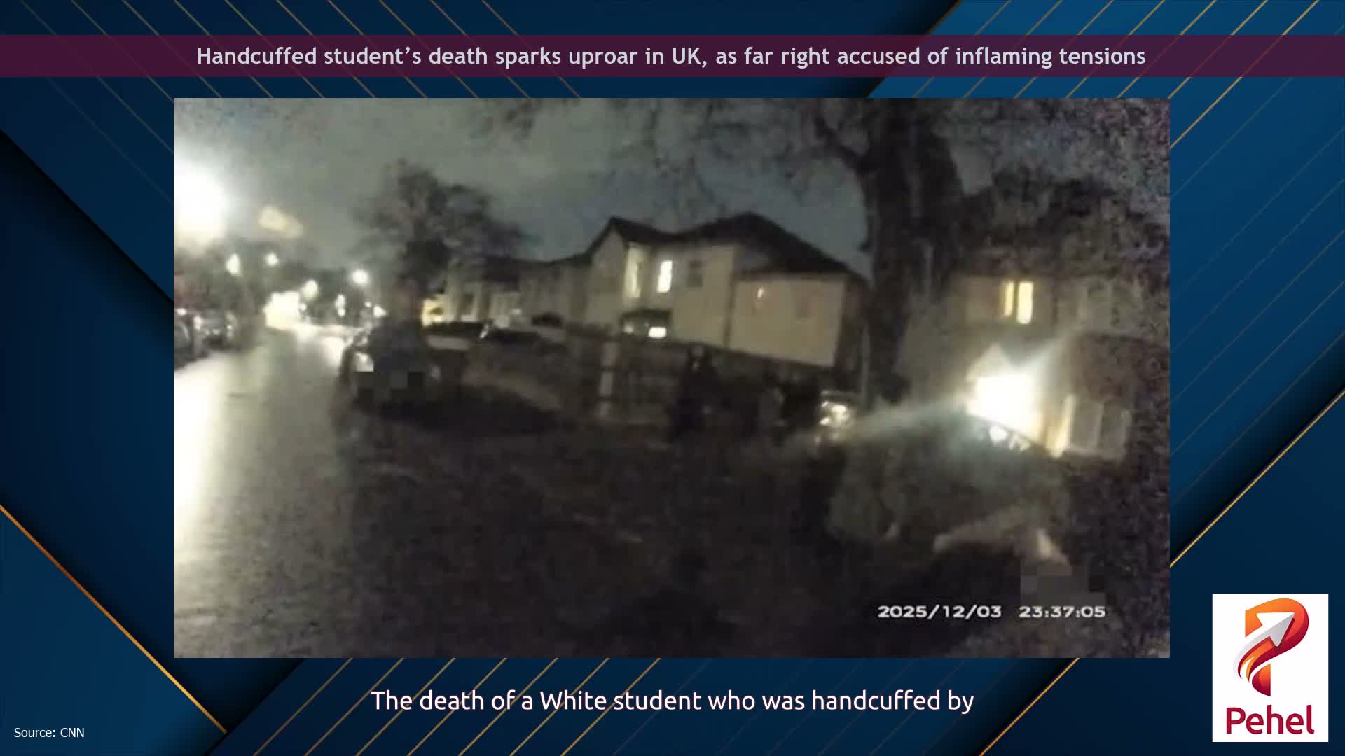 Handcuffed student’s death sparks uproar in UK, as far right accused of inflaming tensions