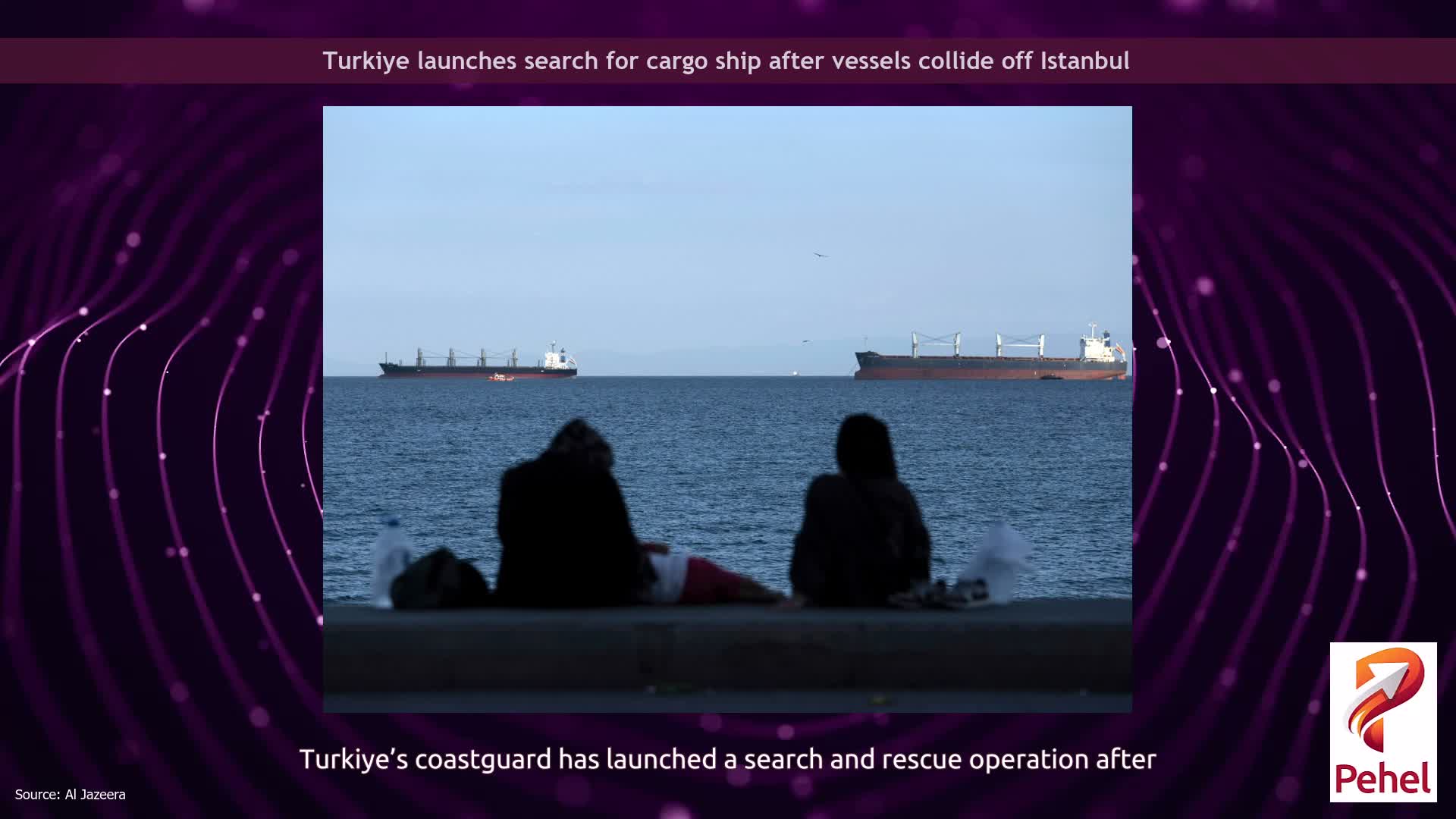 Turkiye launches search for cargo ship after vessels collide off Istanbul