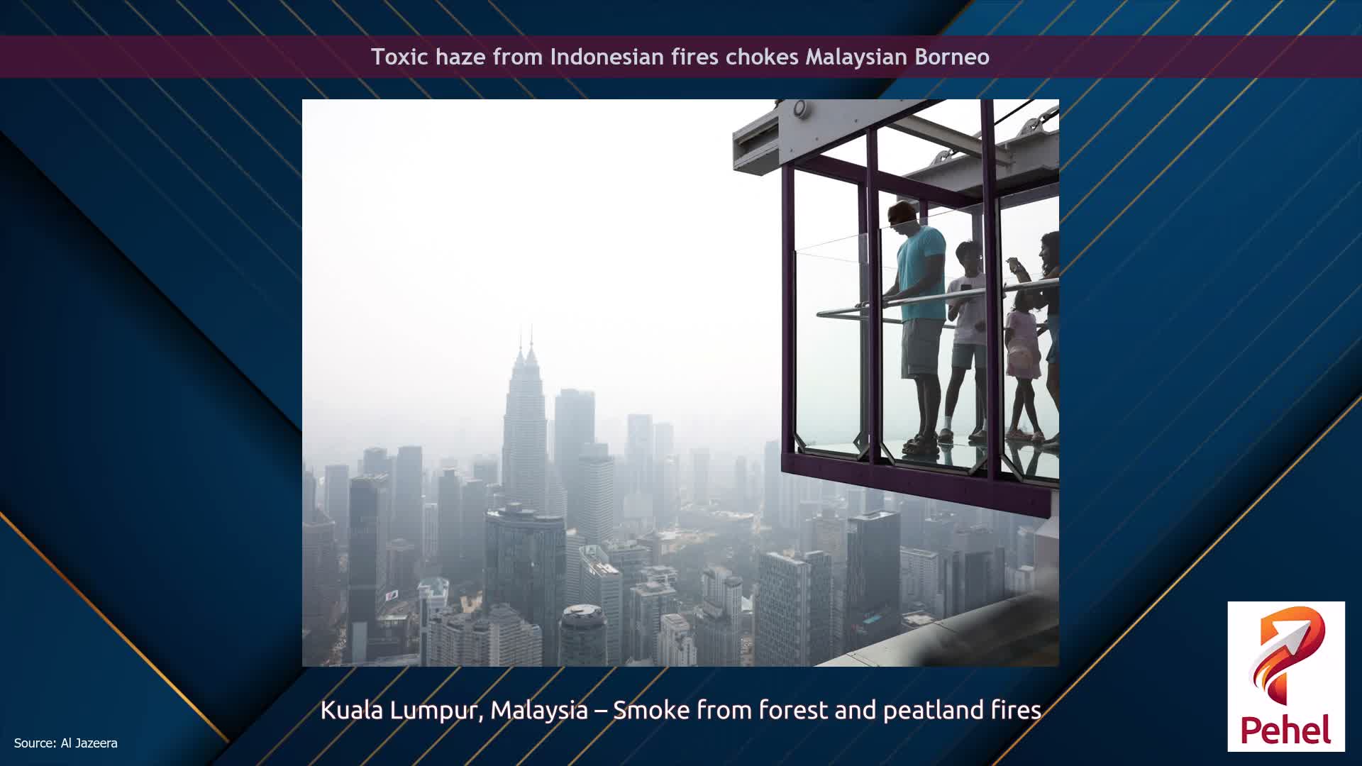 Toxic haze from Indonesian fires chokes Malaysian Borneo