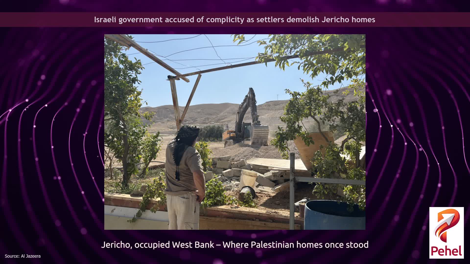 Israeli government accused of complicity as settlers demolish Jericho homes