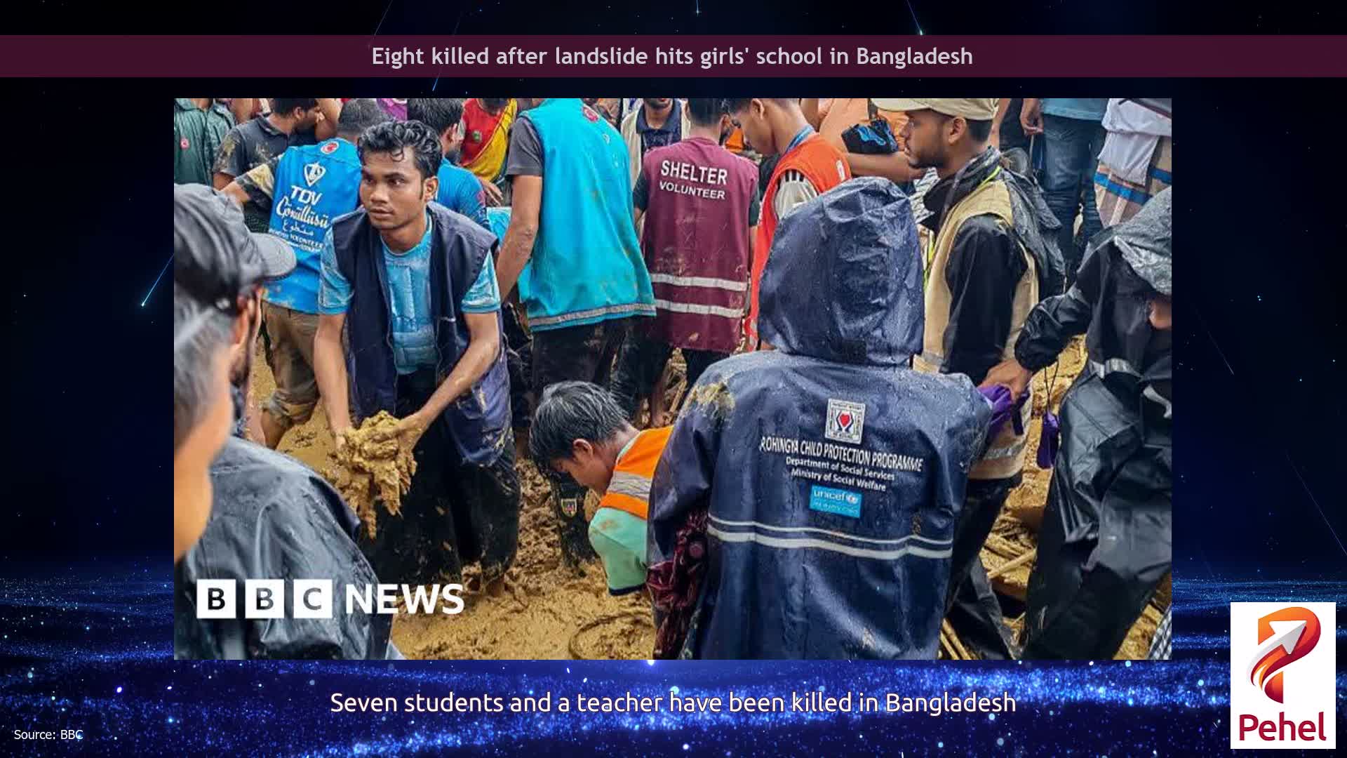 Eight killed after landslide hits girls' school in Bangladesh