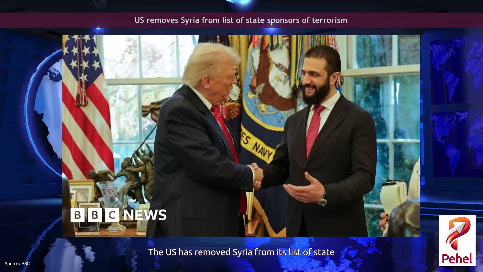 US removes Syria from list of state sponsors of terrorism